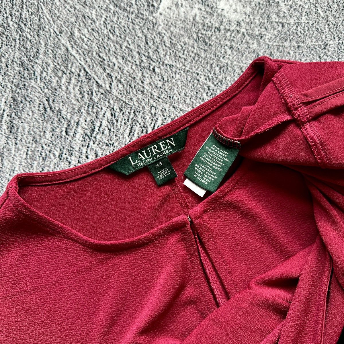 Polo Ralph Lauren × Ralph Lauren Women’s Polo Ralph Lauren Dress Bluz Red Size: XS Size XS / US 0-2 / IT 36-38 - 6 Thumbnail