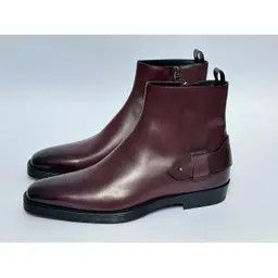 Bally o1y1224 Leather Boots in Burgundy Size US 7 / EU 40 - 2 Thumbnail