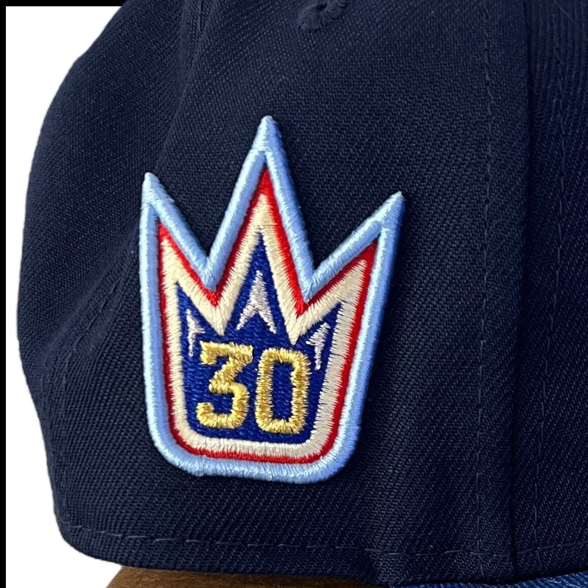 MLB × MyFitteds × New Era 7 1/8- Myfitteds New York Rangers Henrik Lunqvist Fitted Hat Size ONE SIZE - 4 Thumbnail