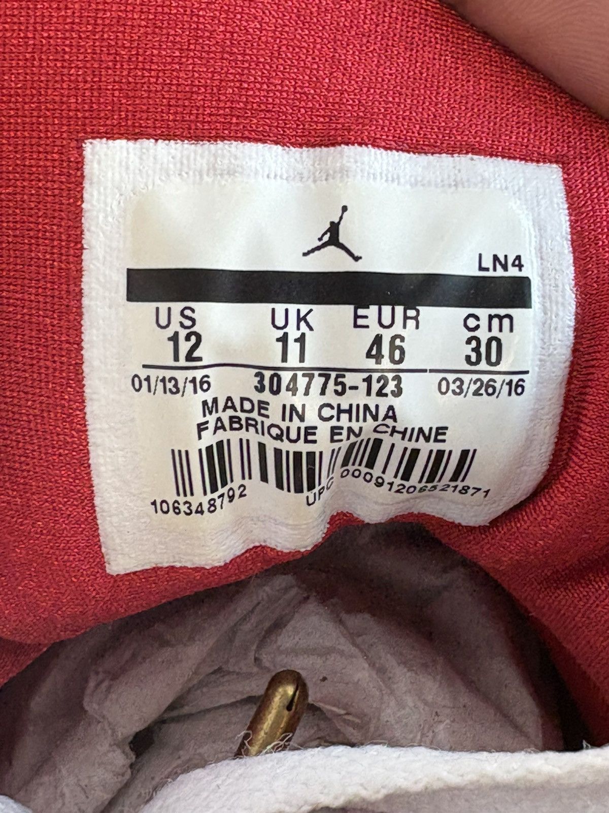 Jordan Brand Air Jordan 7 Retro “Tinker Alternate” **PRE-OWNED** Size US 12 / EU 45 - 7 Thumbnail