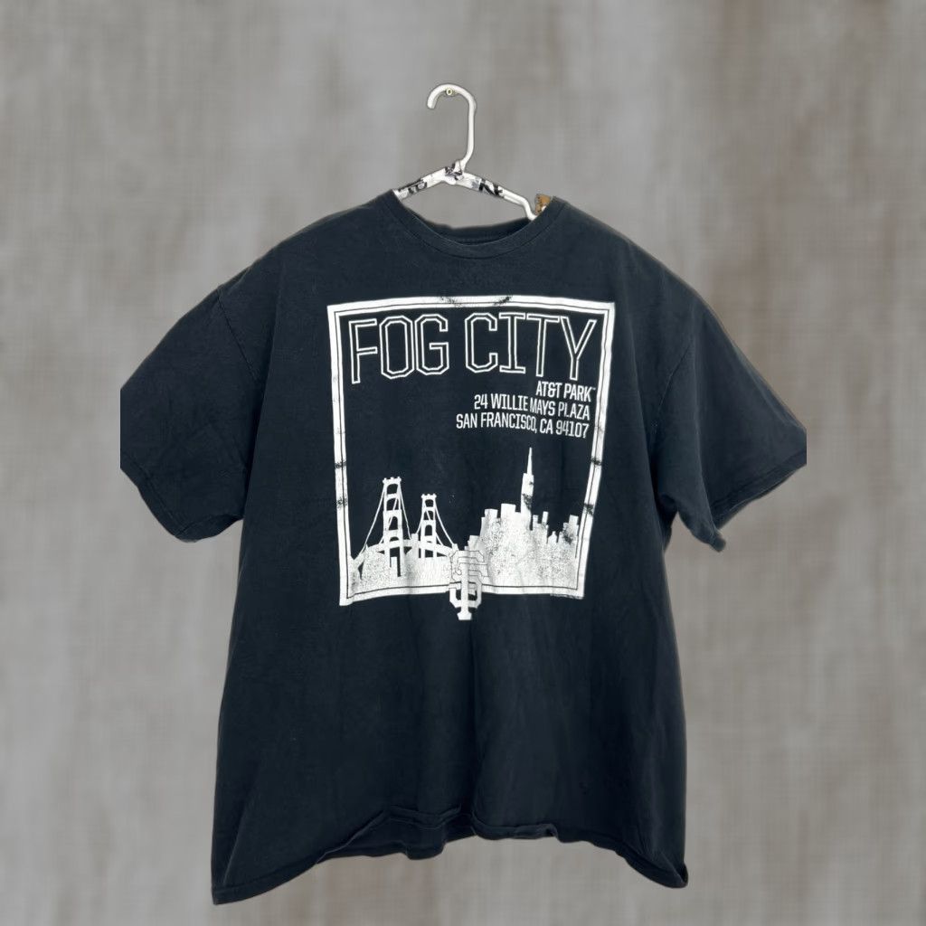 Vintage VINTAGE PARK T-Shirt Mens 2XL Black Giants AT&T Park Fog City City Mens Size US XXL / EU 58 / 5 - 1 Thumbnail