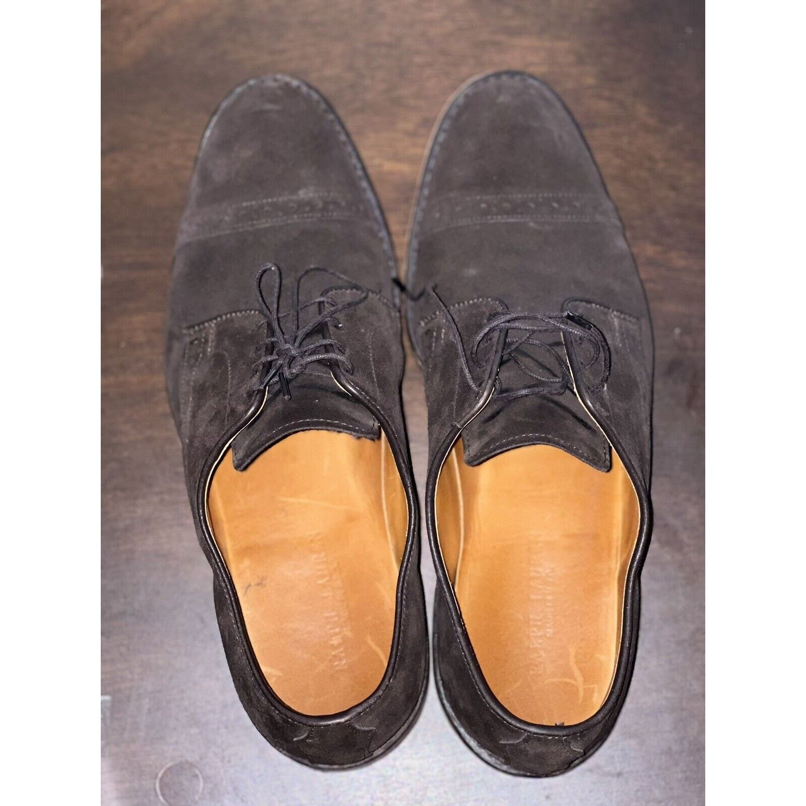 Polo Ralph Lauren Polo Ralph Lauren Size 9 D Sueded Leather Oxford Shoes Mens Size US 8.5 / EU 41-42 - 4 Thumbnail