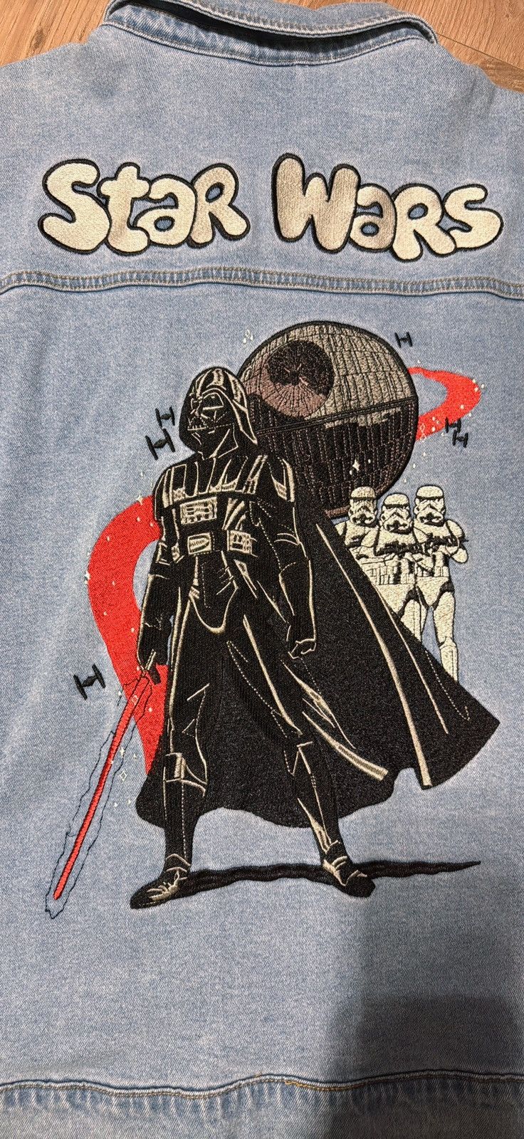Star Wars Star Wars Denim Jacket – Darth Vader / Death Star Graphic Size US XXL / EU 58 / 5 - 6 Thumbnail