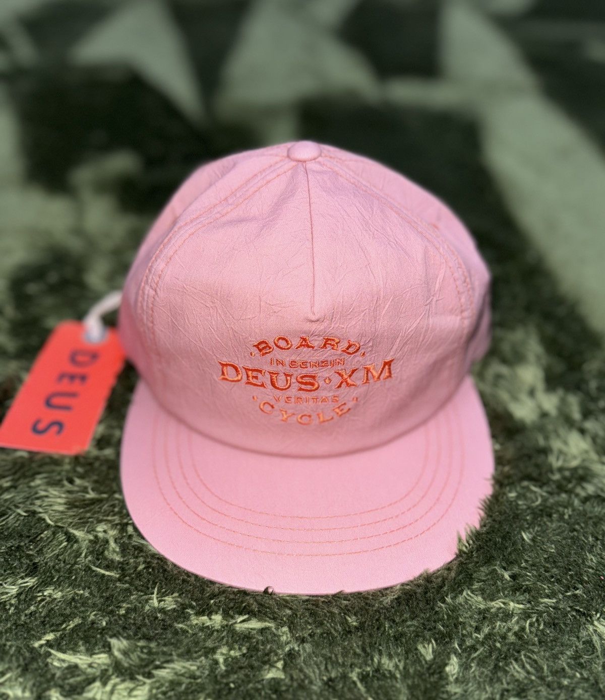 Designer × Deus Ex Machina DEUS EX MACHINA board and cycle logo embroidey cap peach Size ONE SIZE - 1 Thumbnail