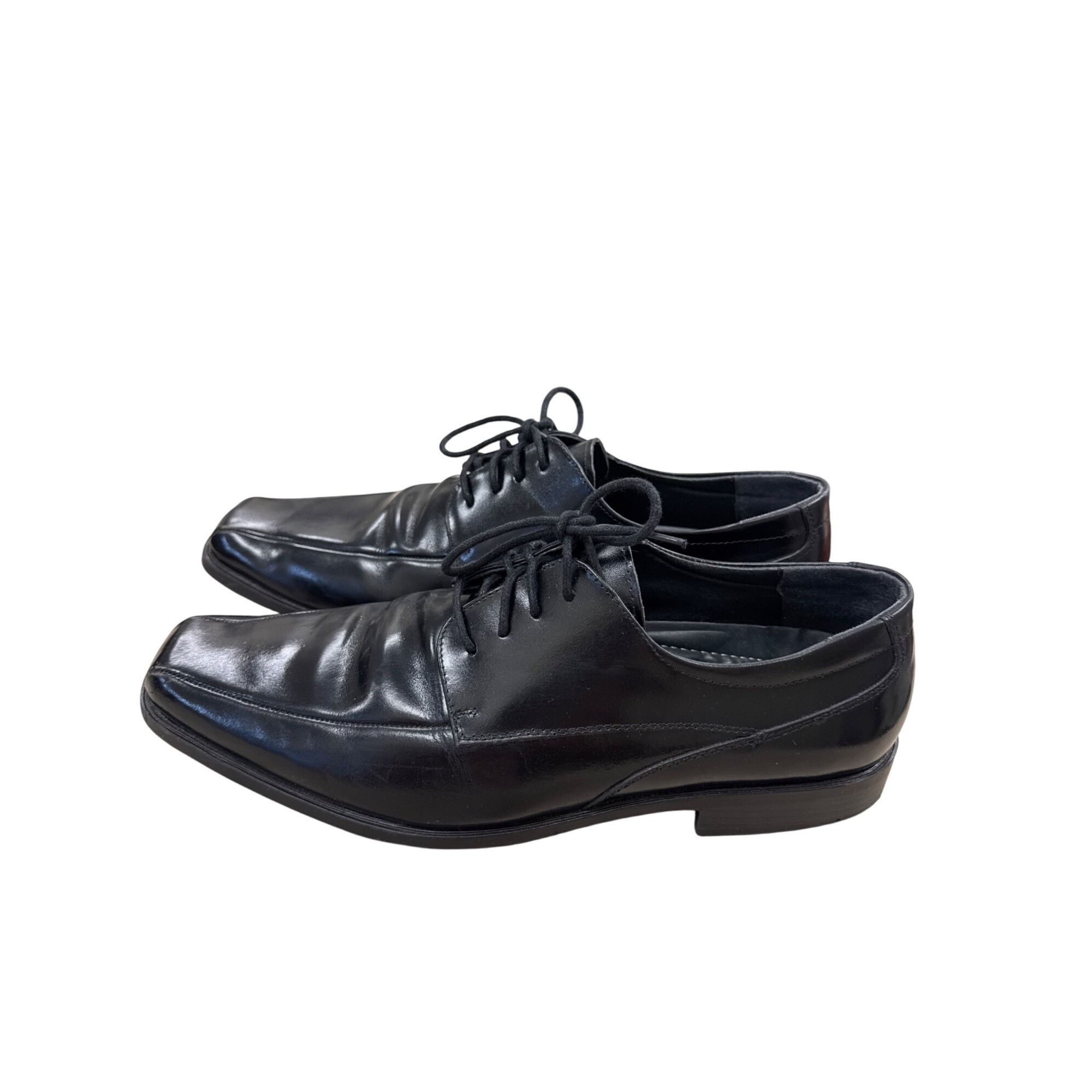 Stacy Adams Stacy Adams Mens Black Leather Oxfords Dress Shoes 10.5M SKU Size US 10.5 / EU 43-44 - 5 Thumbnail