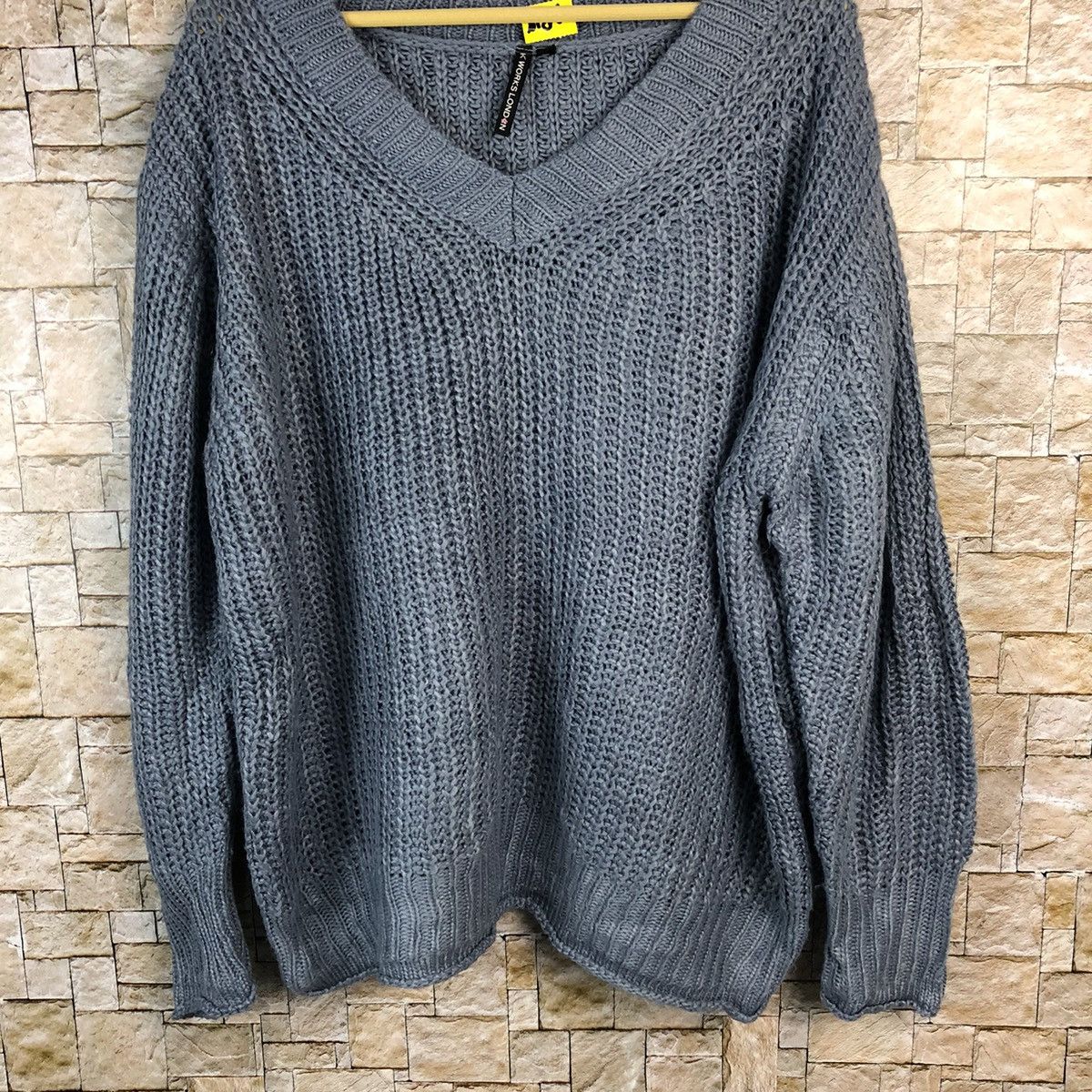 Japanese Brand Hk Works London Blue Knitwear #A818 Size US L / EU 52-54 / 3 - 3 Thumbnail