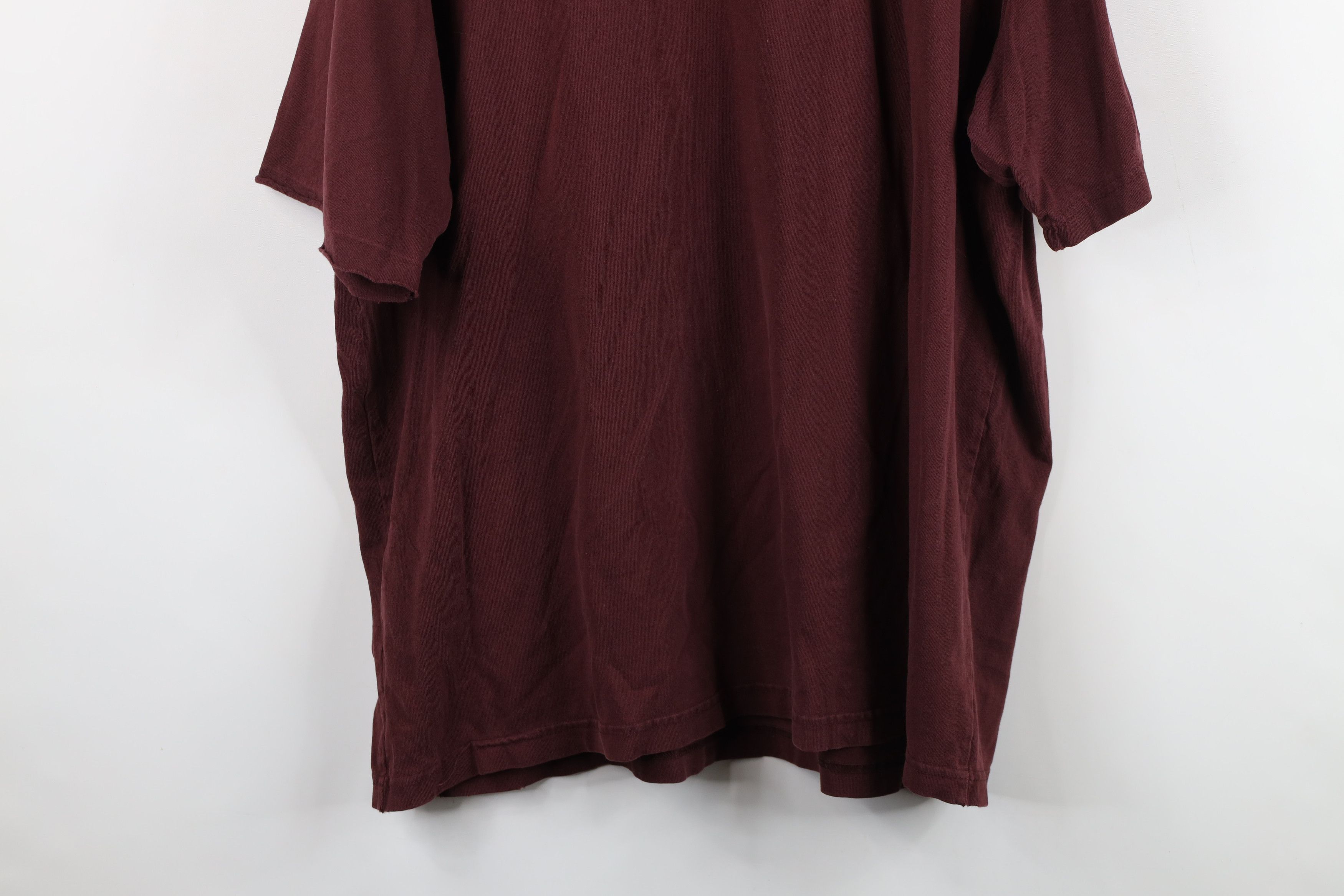 Carhartt Vintage Y2K Carhartt Baggy Short Sleeve T-Shirt Burgundy Size US XL / EU 56 / 4 - 14 Thumbnail