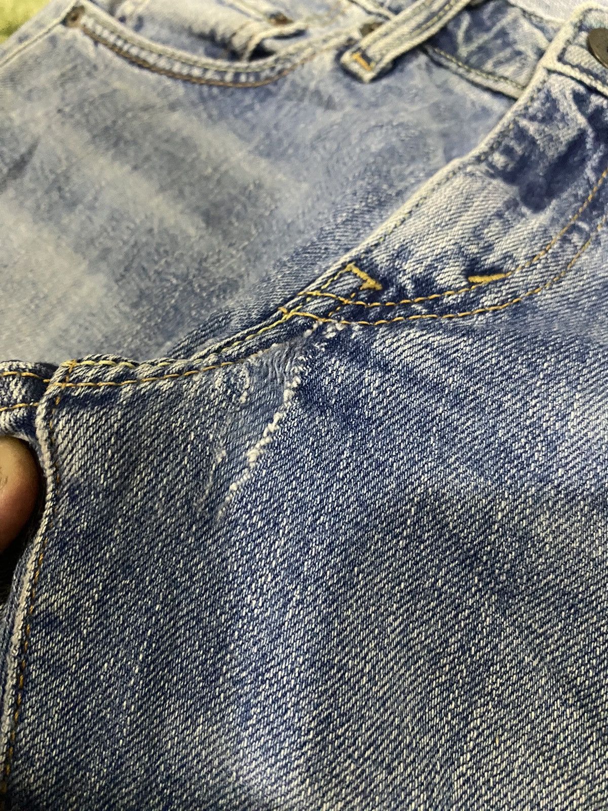 Levi's × Vintage Vintage Levis 518 SuperLow Boot Cut Jeans Size 28" / US 6 / IT 42 - 6 Thumbnail