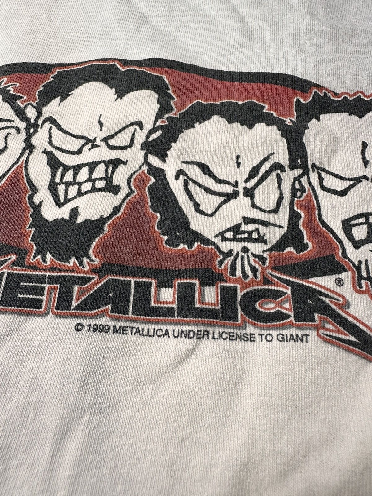 Band Tees × Giant × Metallica Vintage Rock Band Tee Metallica 1999 Tour T Shirt - L Size US L / EU 52-54 / 3 - 5 Thumbnail