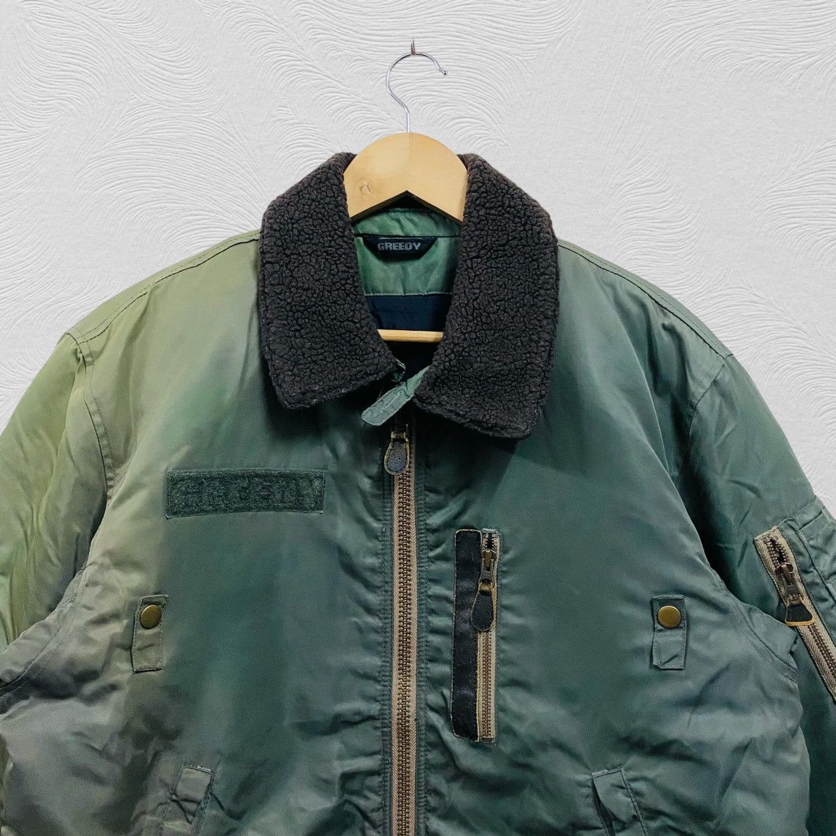 Greedy Genius Vintage greedy jacket liked army jacket Size US XL / EU 56 / 4 - 3 Thumbnail