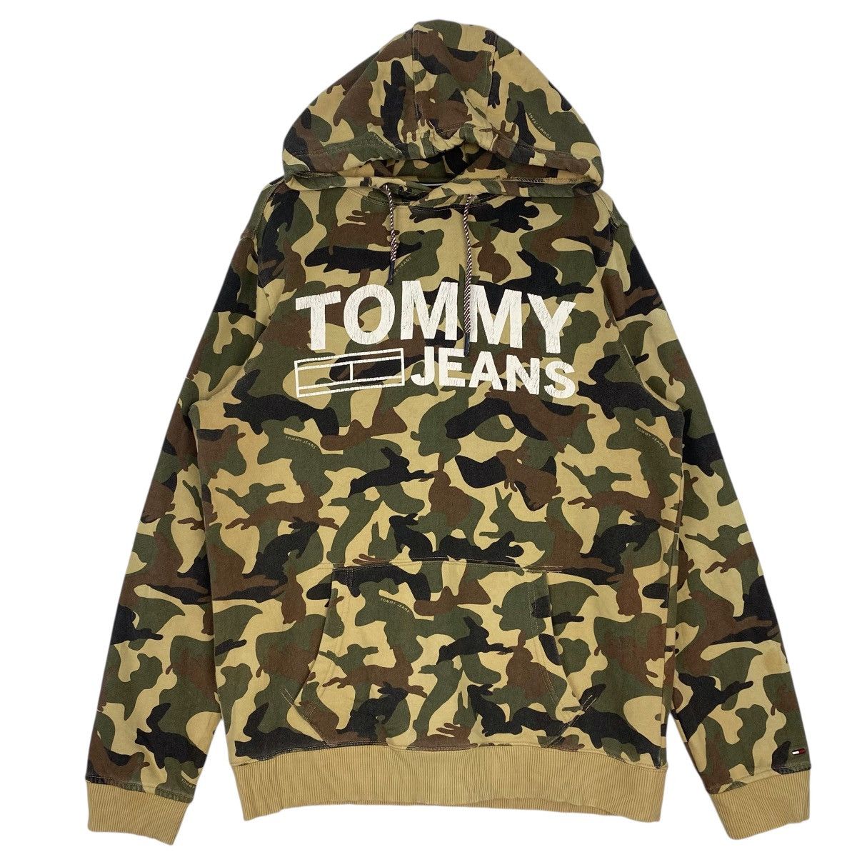 Other Vintage Tommy Jeans Camouflage Hoodie Sweater Big Logo Size US XL / EU 56 / 4 - 1 Thumbnail