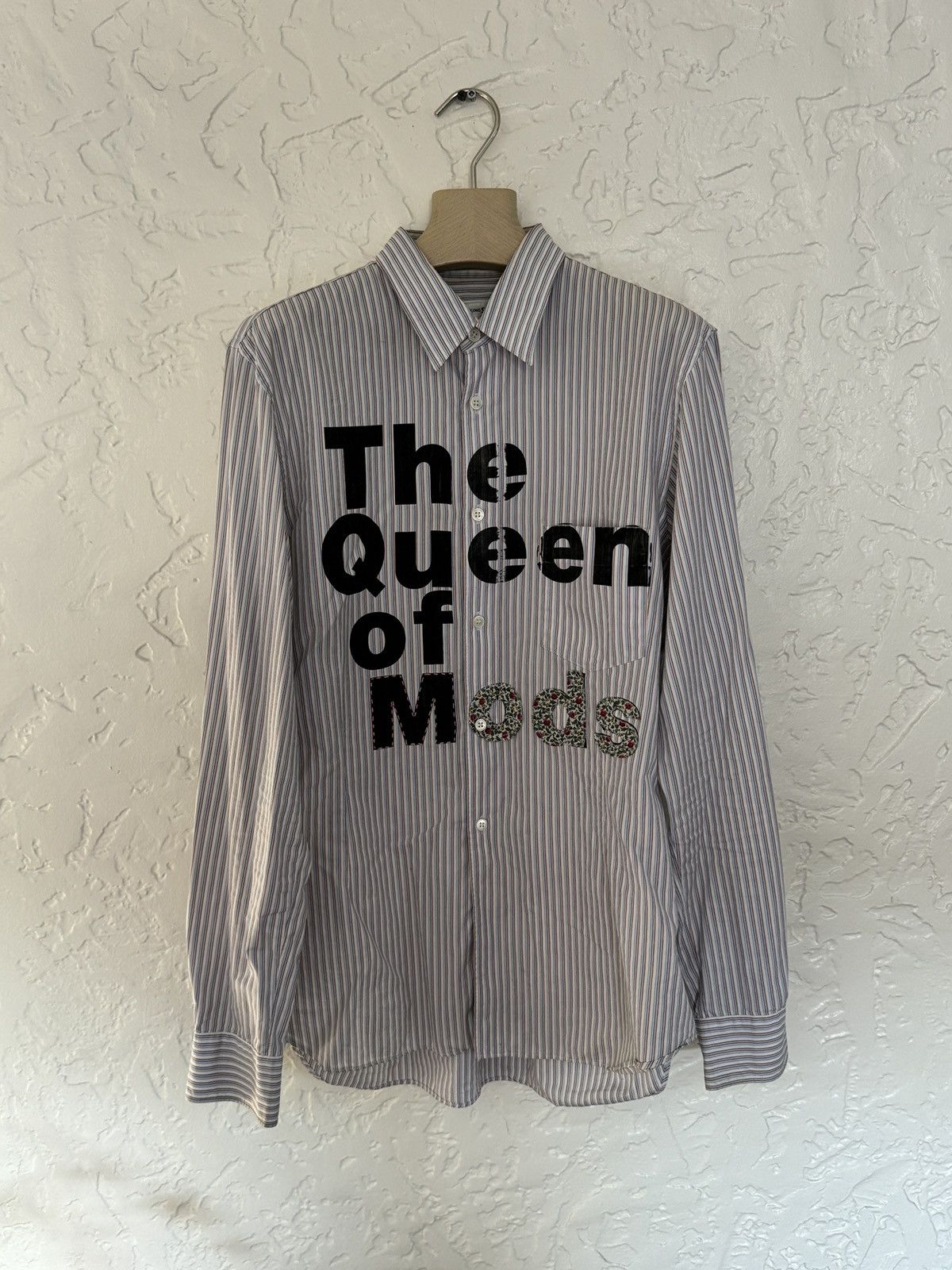 Comme des Garcons SHIRT Queen of the Mods Striped Shirt Size US M / EU 48-50 / 2 - 1 Thumbnail