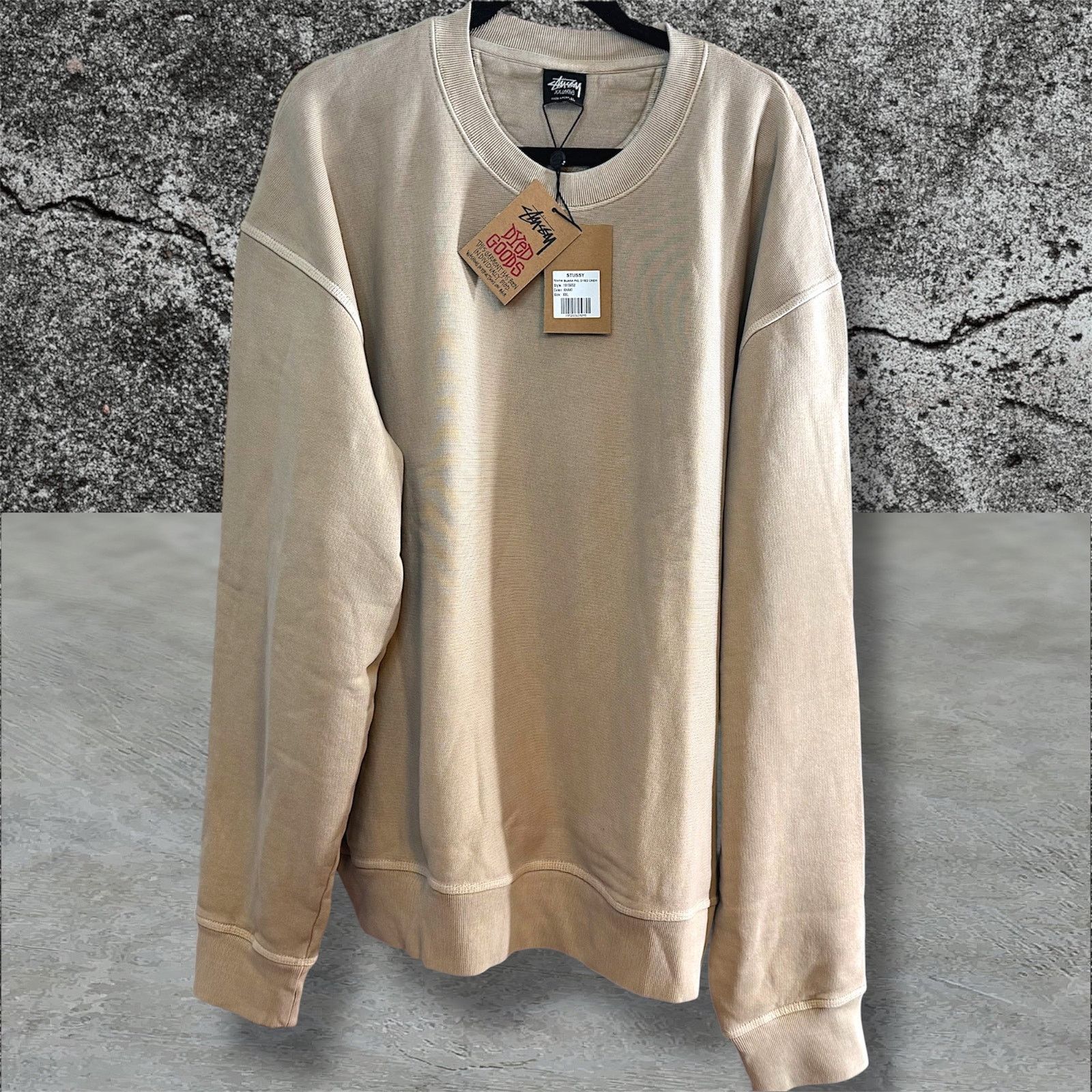 Stussy •NWT• STÜSSY BUANA PIG. DYED KHAKI CREWNECK • XXL Size US XXL / EU 58 / 5 - 2 Thumbnail
