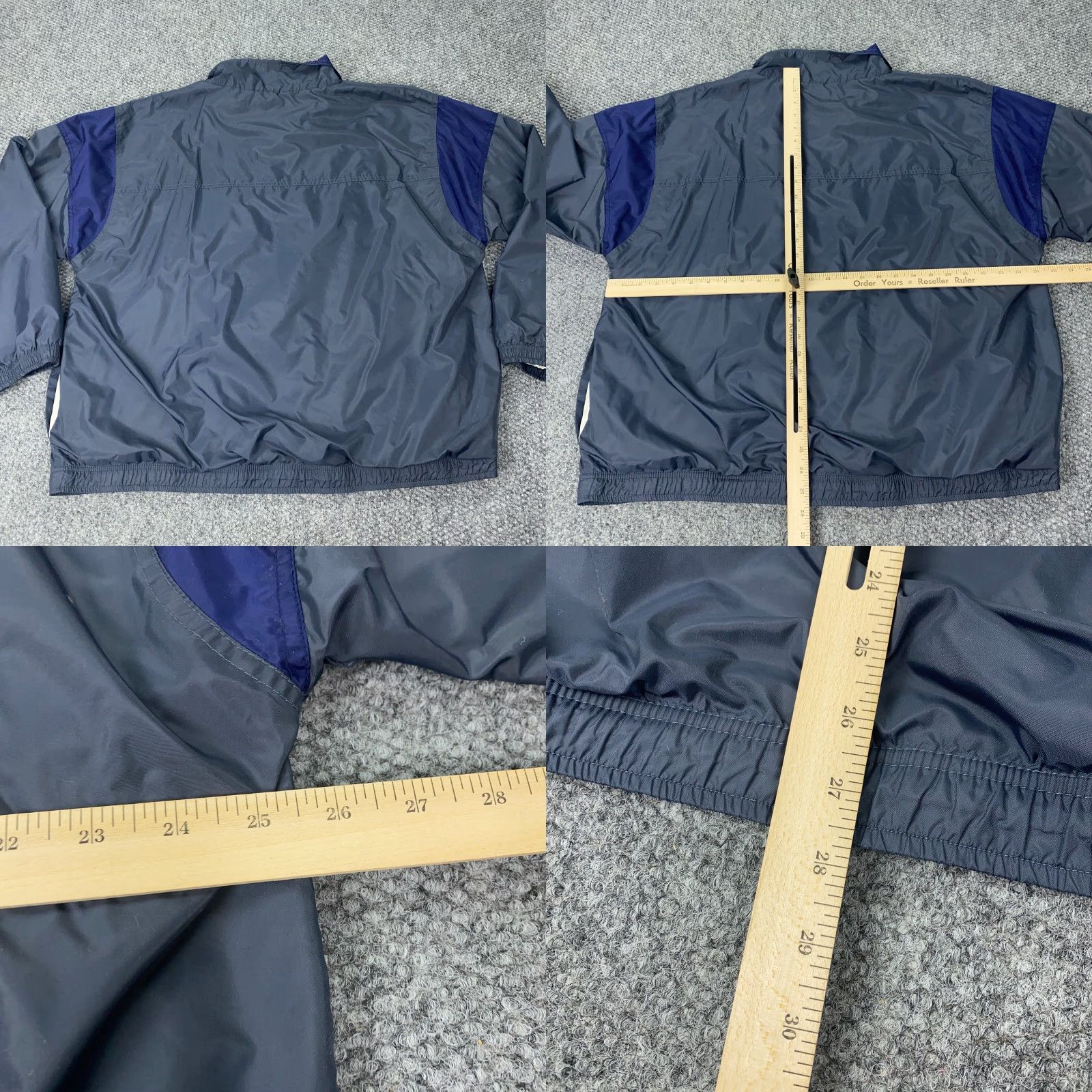 Champion VINTAGE Champion Windbreaker Jacket XL Blue Nylon Full Zip Casual Mens Size US XL / EU 56 / 4 - 8 Thumbnail