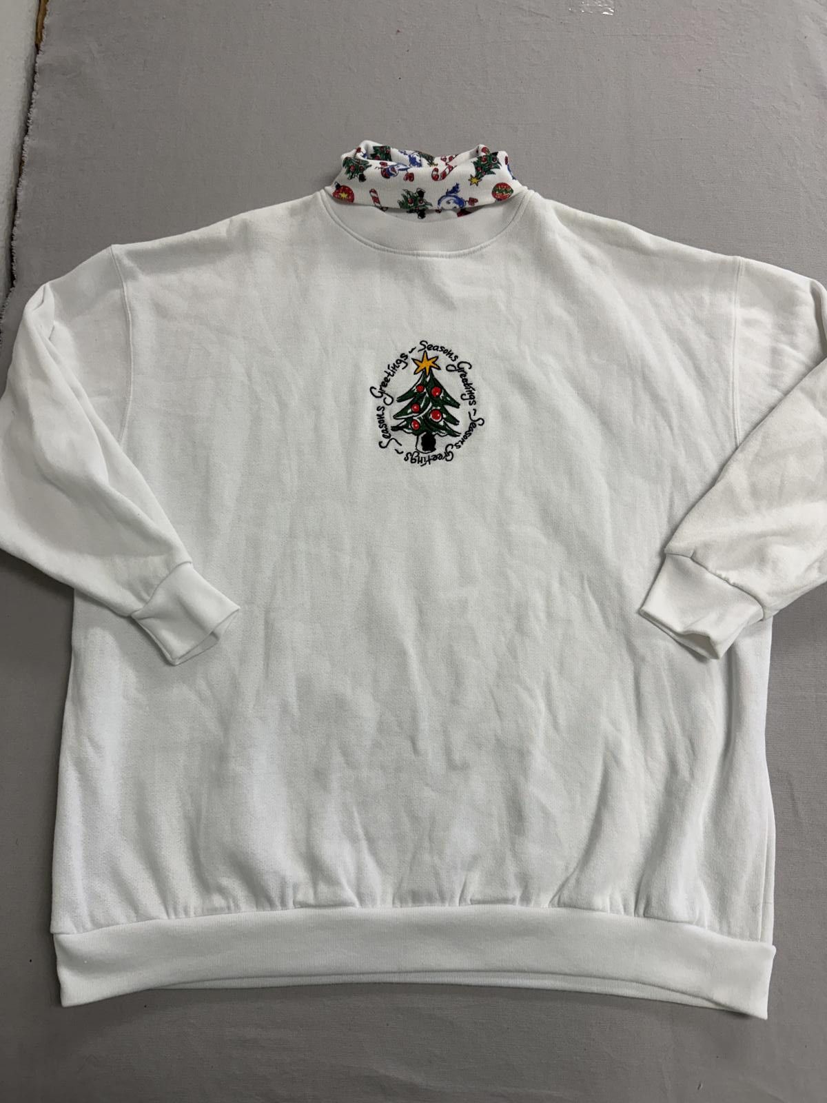Other Vintage Seasons Greetings Crewneck Turtleneck Christmas Tree Size US XL / EU 56 / 4 - 1 Thumbnail