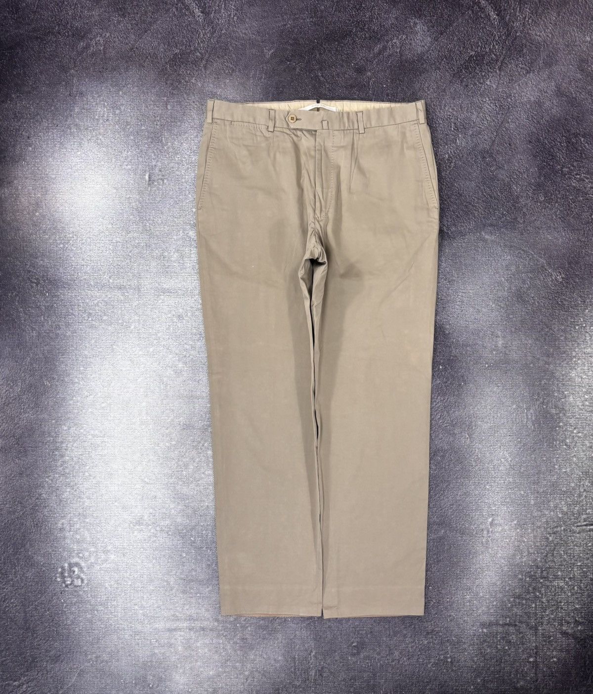 Ermenegildo Zegna Ermenegildo Zegna Men’s Beige Chino Pants Trousers Size US 36 / EU 52 - 1 Thumbnail