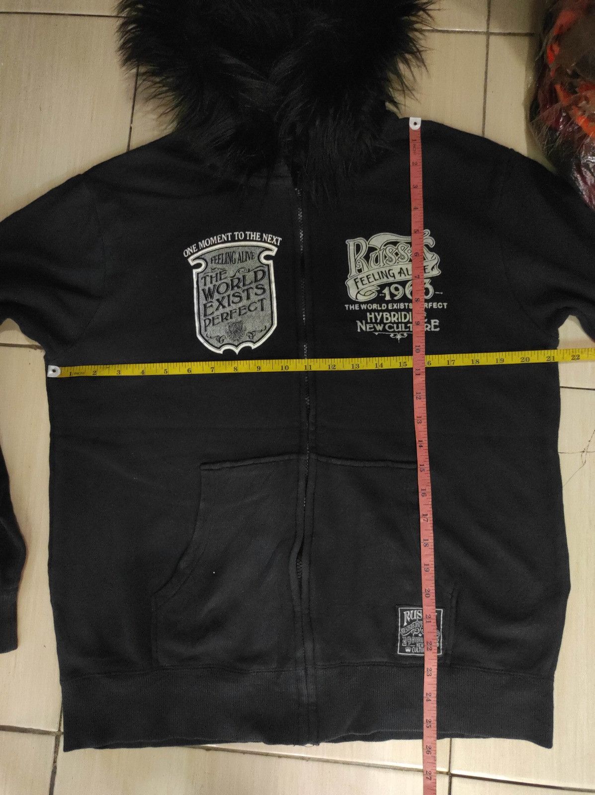 Japanese Brand Russ-K zipper fur hoodie LGB style Size US M / EU 48-50 / 2 - 15 Thumbnail