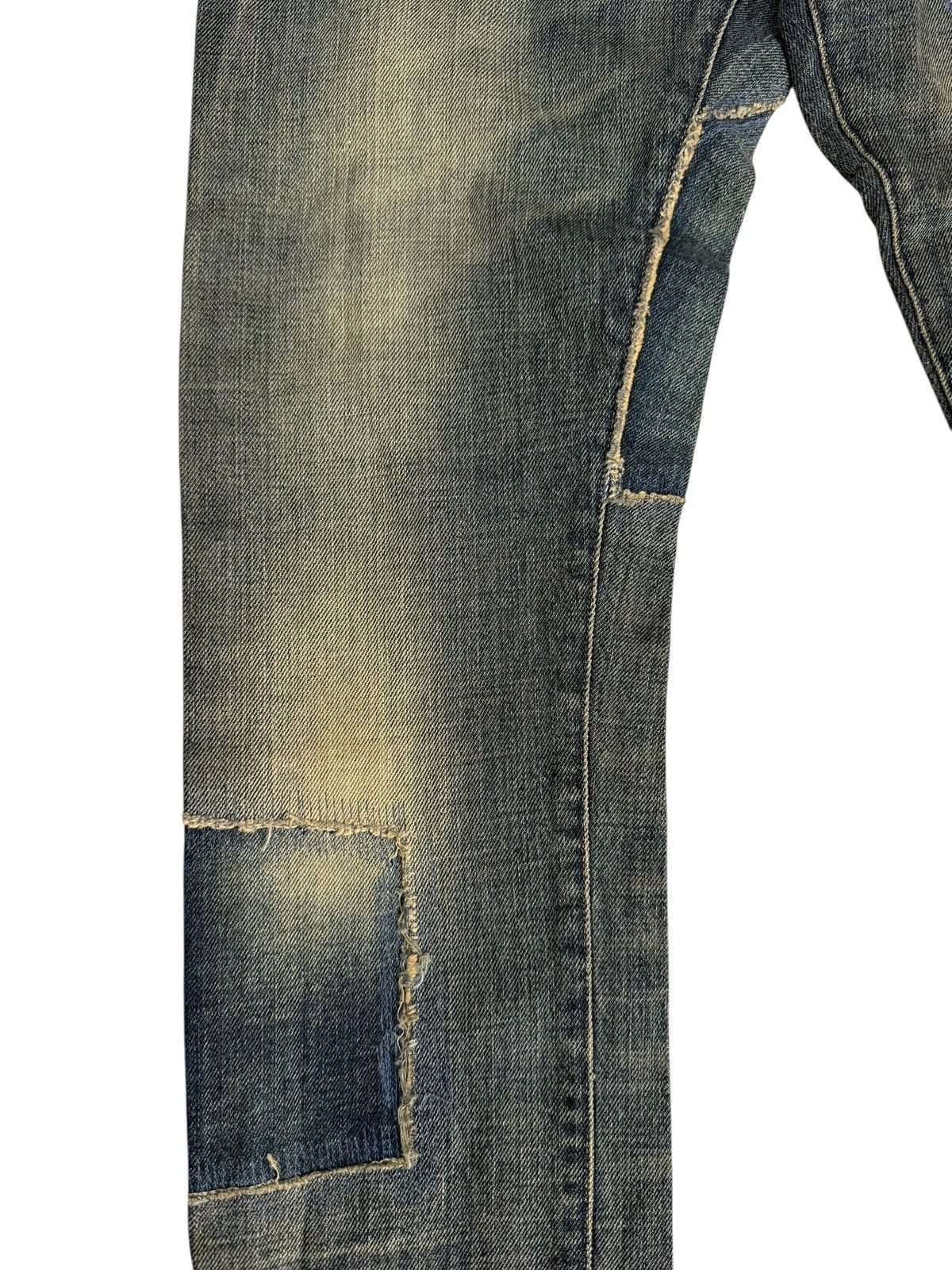 Energie Patchwork Jeans Distressed Energie Italy Selvedge Denim Size US 28 / EU 44 - 3 Thumbnail