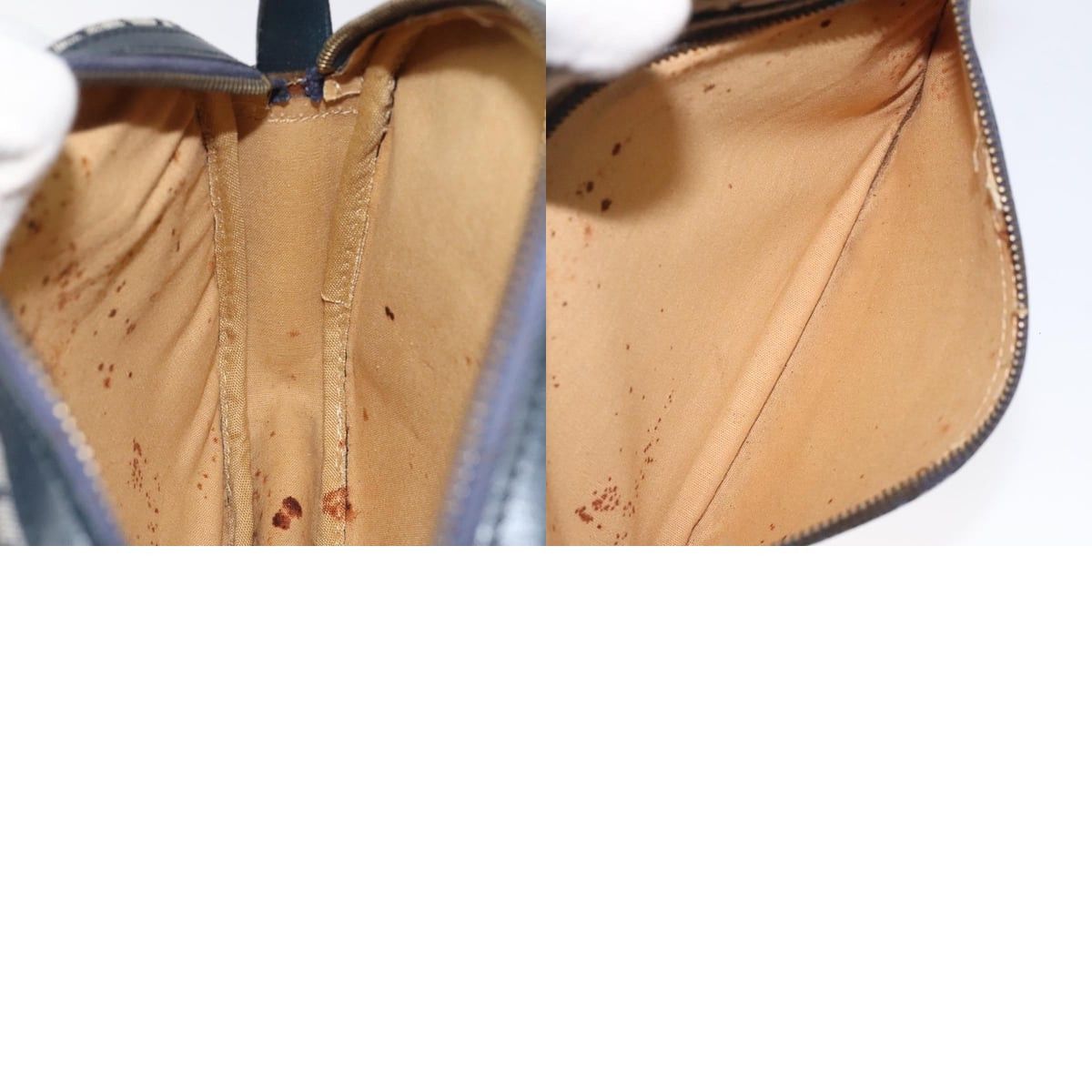 Celine CELINE C Sulky Shoulder Bag Canvas Navy Gold Size ONE SIZE - 12 Thumbnail