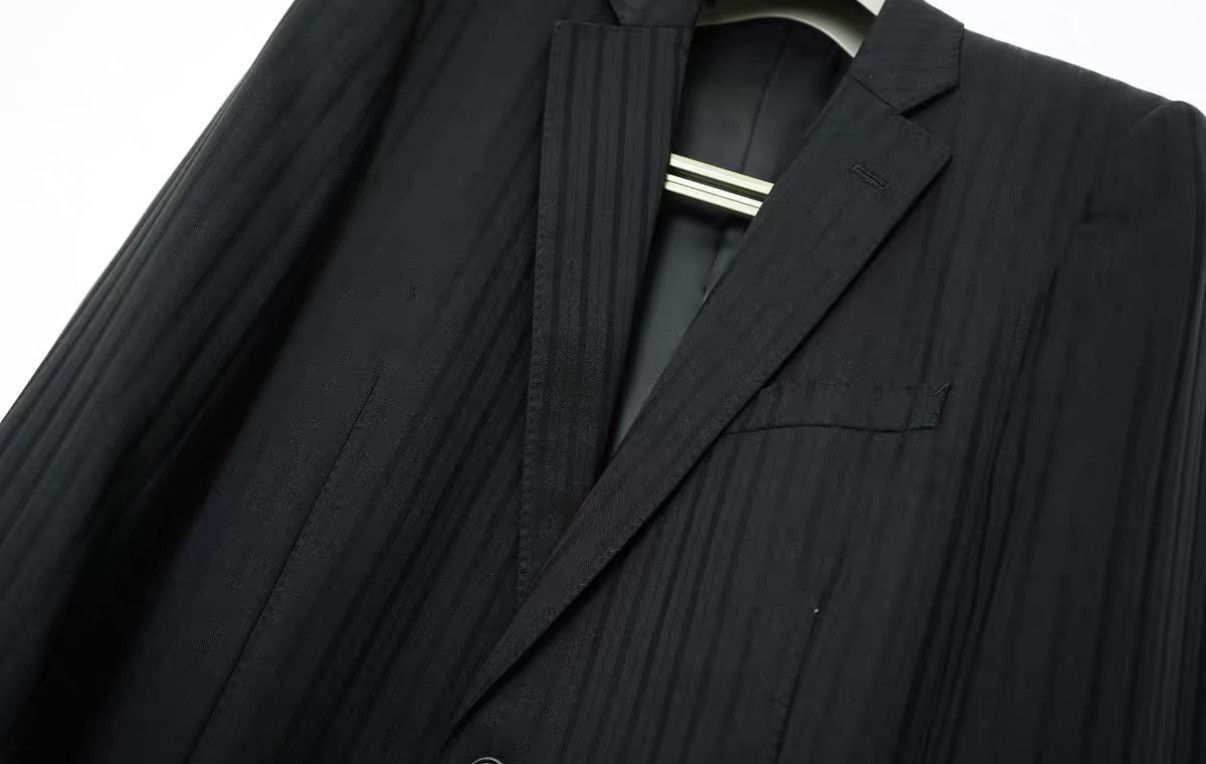 Yohji Yamamoto Yohji Yamamoto AAR Jacquard Mid-Length Blazer Size US L / EU 52-54 / 3 - 4 Thumbnail