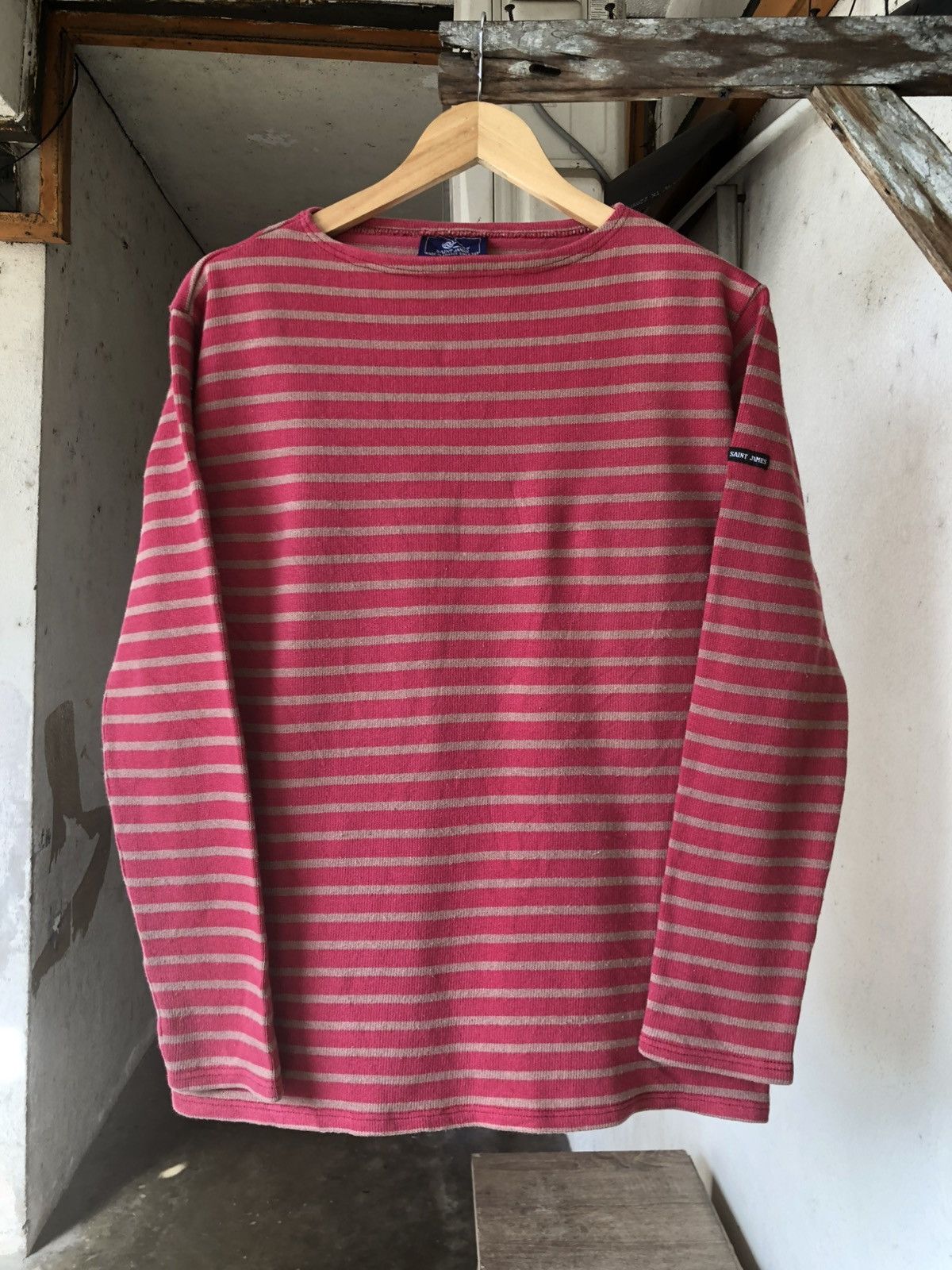 Vintage 90s Saint James Heavyweight Cotton Striped Breton