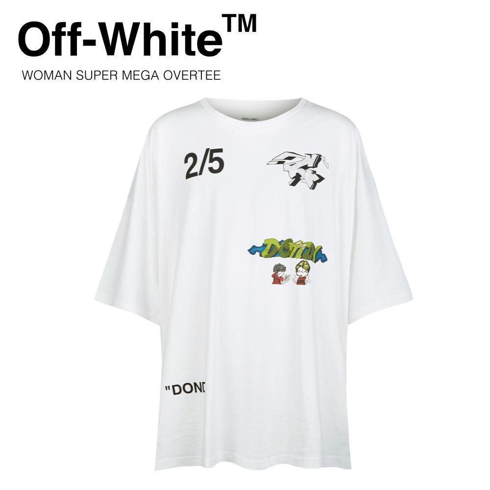 Off-White Spring-Summer 2019 Collection SUPER MEGA OVERTEE T-Shirt Size US XXS / EU 40 - 17 Thumbnail