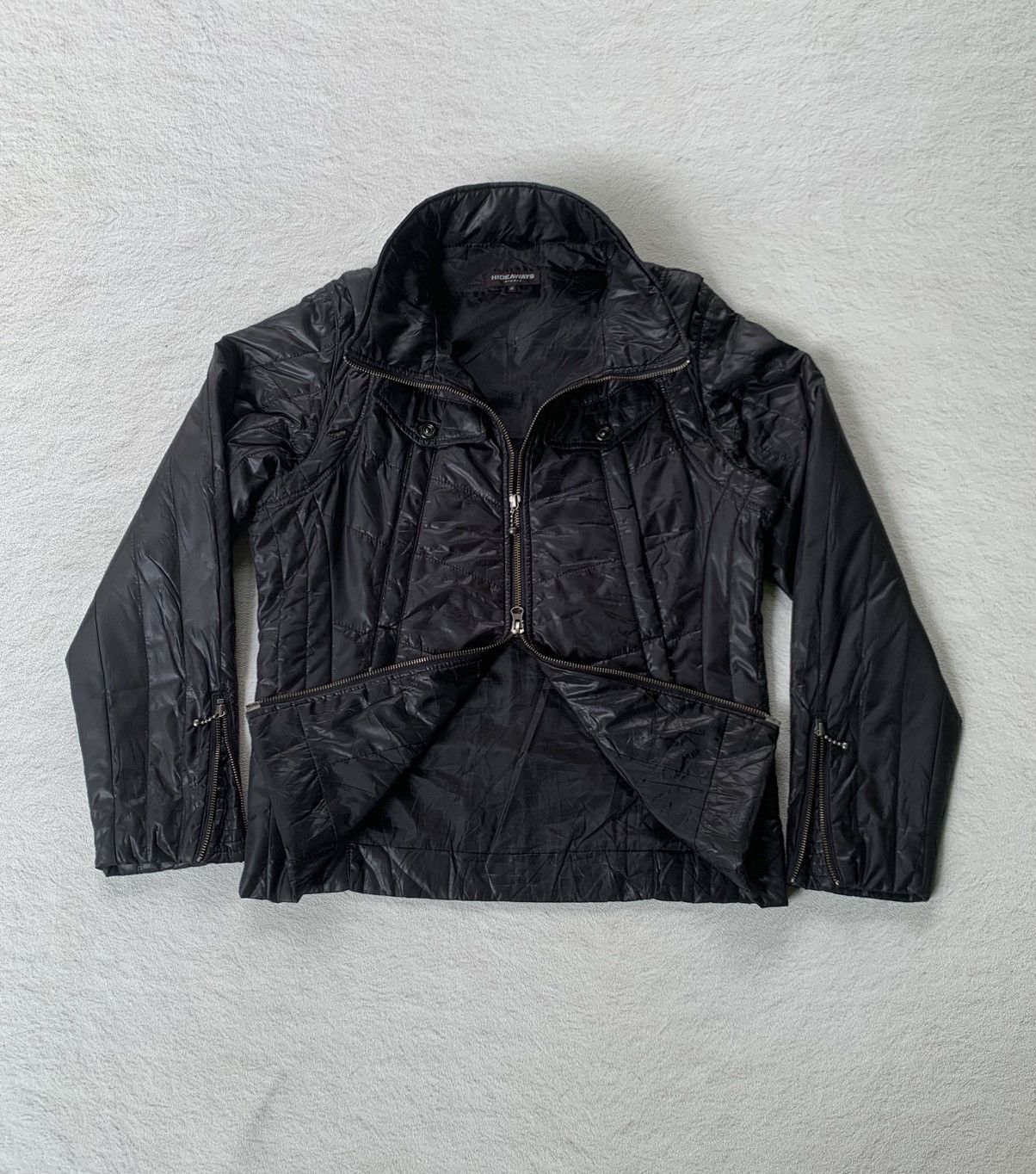 HIDEAWAYS 2000s HideAways Nicole Bikers Jacket Size US S / EU 44-46 / 1 - 2 Thumbnail