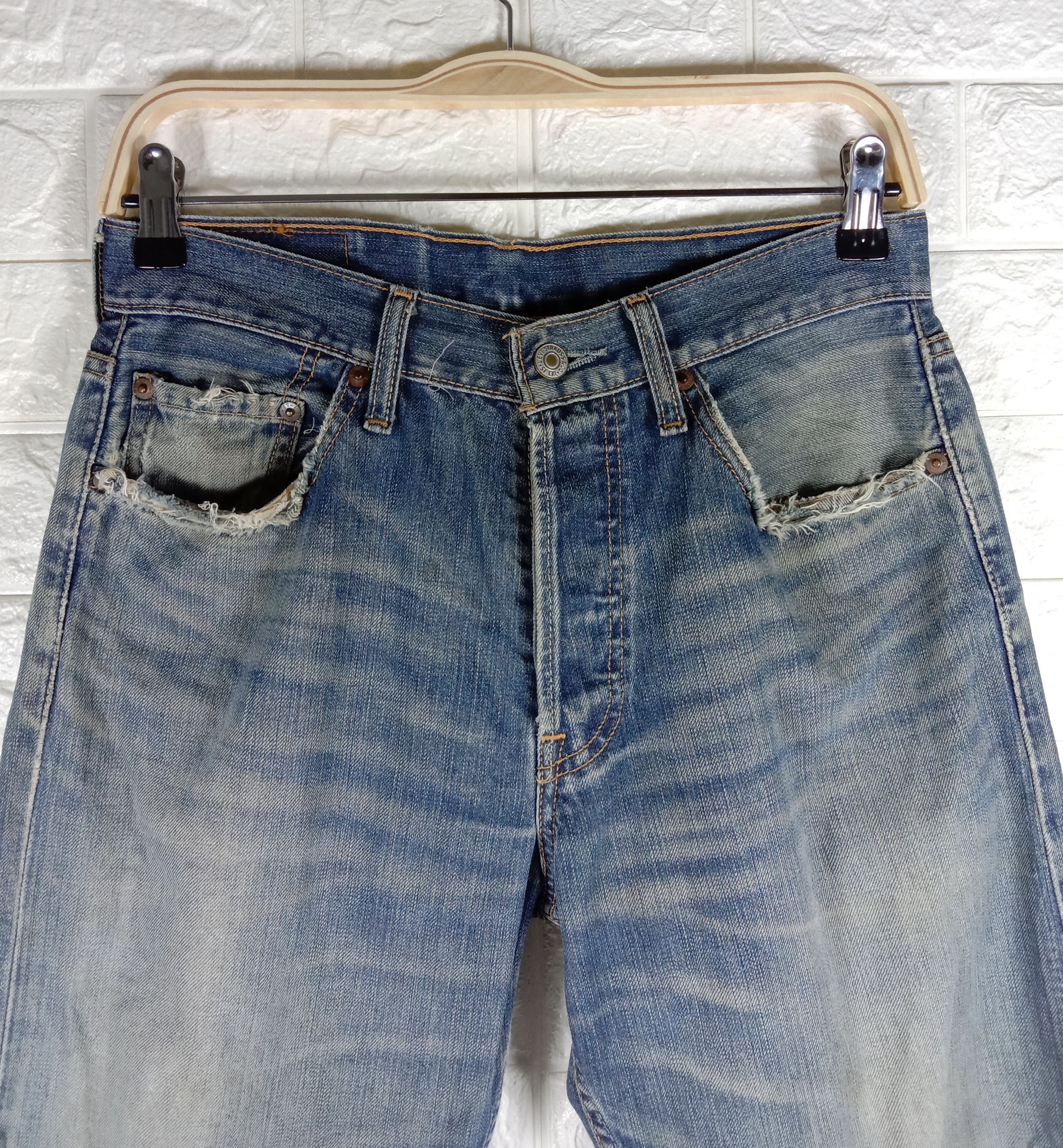 Levi's Vintage Levi’s 501 Jeans Rusty Distressed Denim Size US 30 / EU 46 - 2 Thumbnail