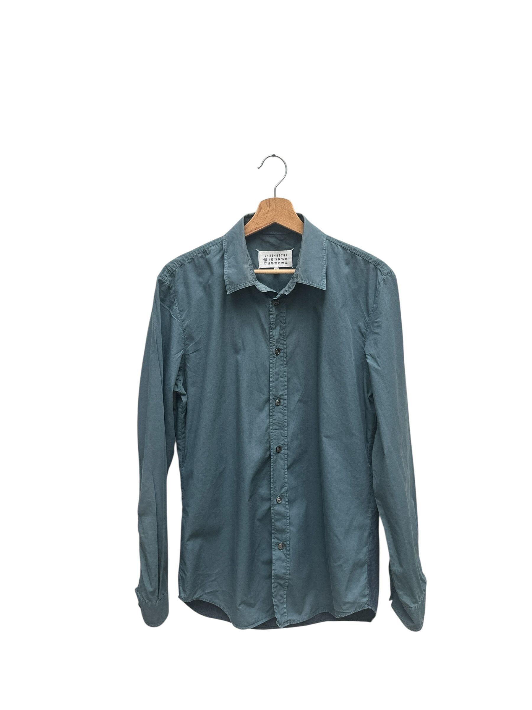 Maison Margiela FW 2015 Navy Cotton Shirt Size US S / EU 44-46 / 1 - 1 Thumbnail