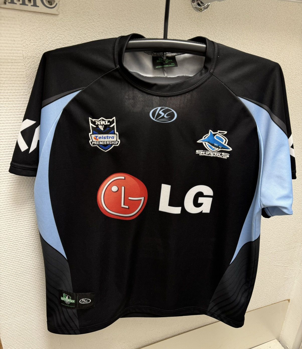 Vintage Cronulla Sharks Rugby league jersey 2008 NRL Centenary L Size US XXL / EU 58 / 5 - 1 Thumbnail
