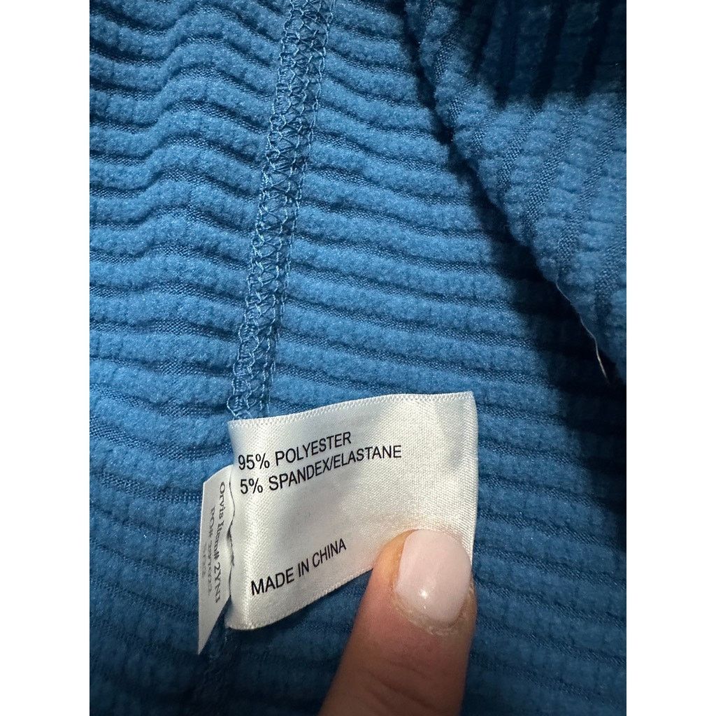 Orvis Orvis blue ribbed quarter zip pullover size L Size US L / EU 52-54 / 3 - 5 Thumbnail