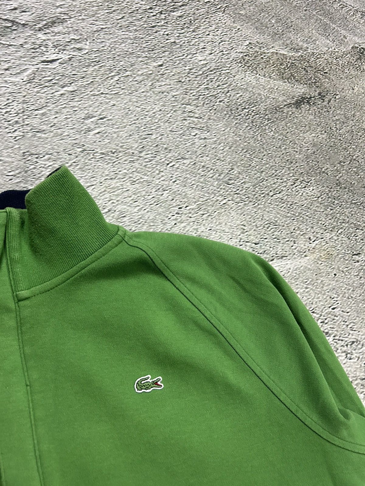 Lacoste Lacoste green sweatshirt half-zip Size US L / EU 52-54 / 3 - 2 Thumbnail