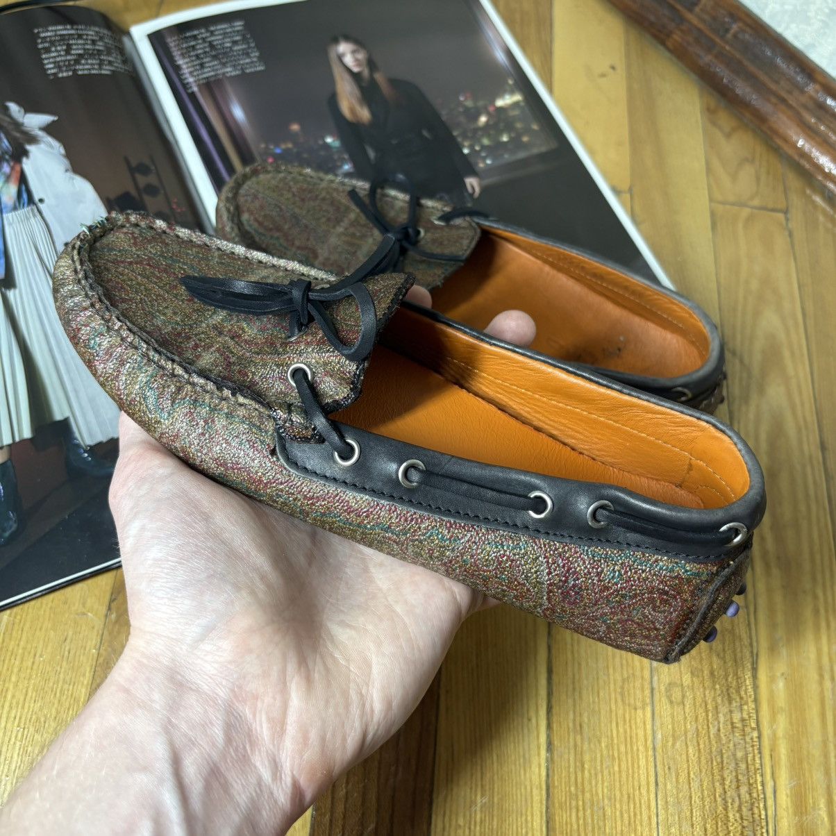 Etro Etro Slip-ons Multicolour Italian Design Shoes Size US 7 / IT 37 - 2 Thumbnail