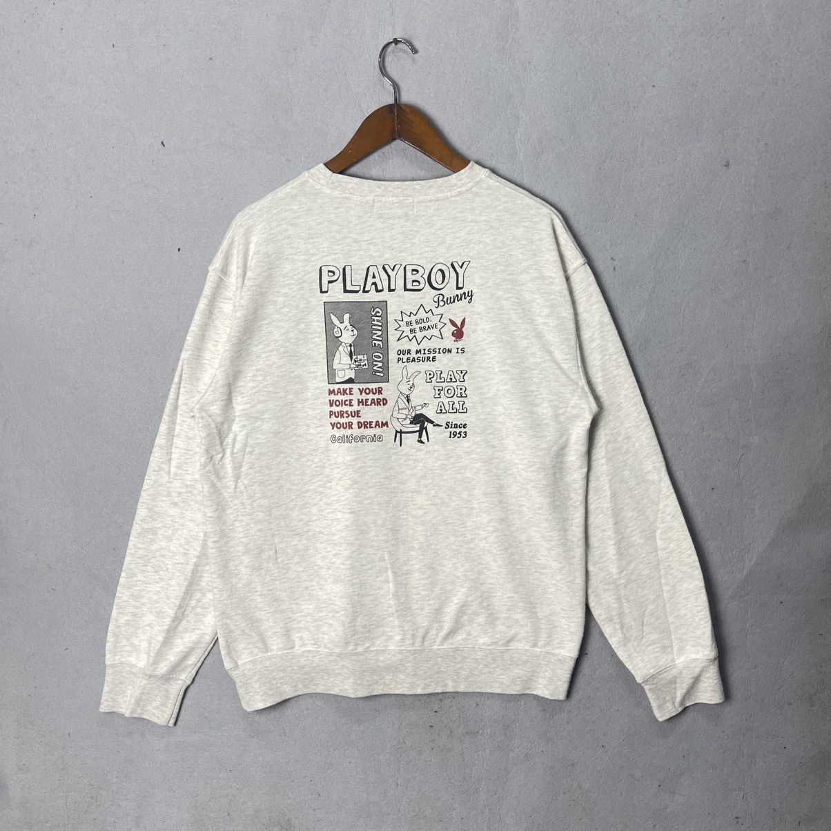 Playboy Playboy Bunny Back Print Sweatshirt Size US XL / EU 56 / 4 - 1 Thumbnail