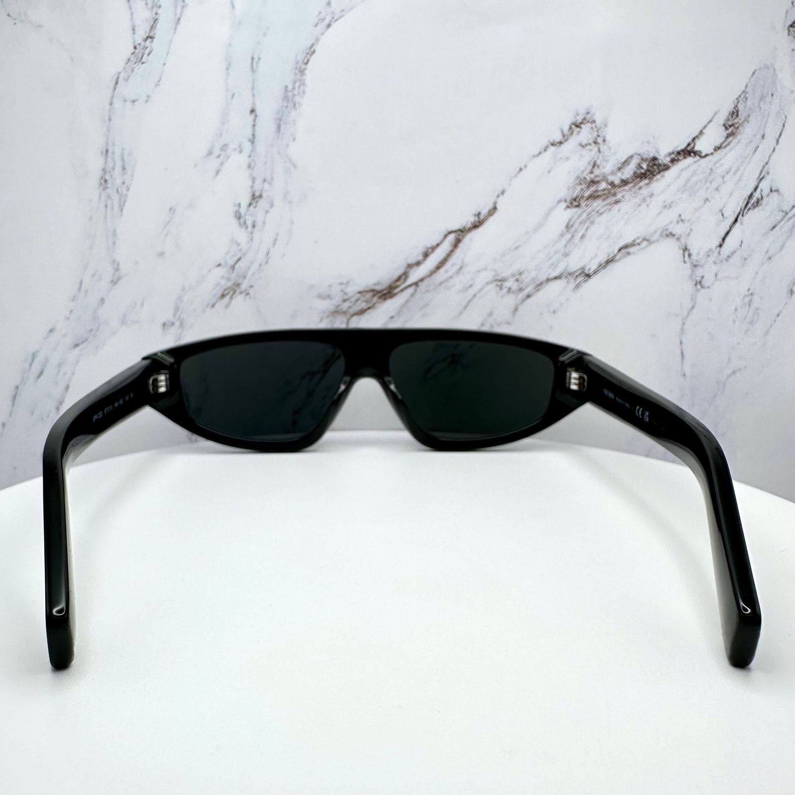 Prada New PRADA Sunglasses Black Gray Lens Authentic Prada Size ONE SIZE - 15 Thumbnail