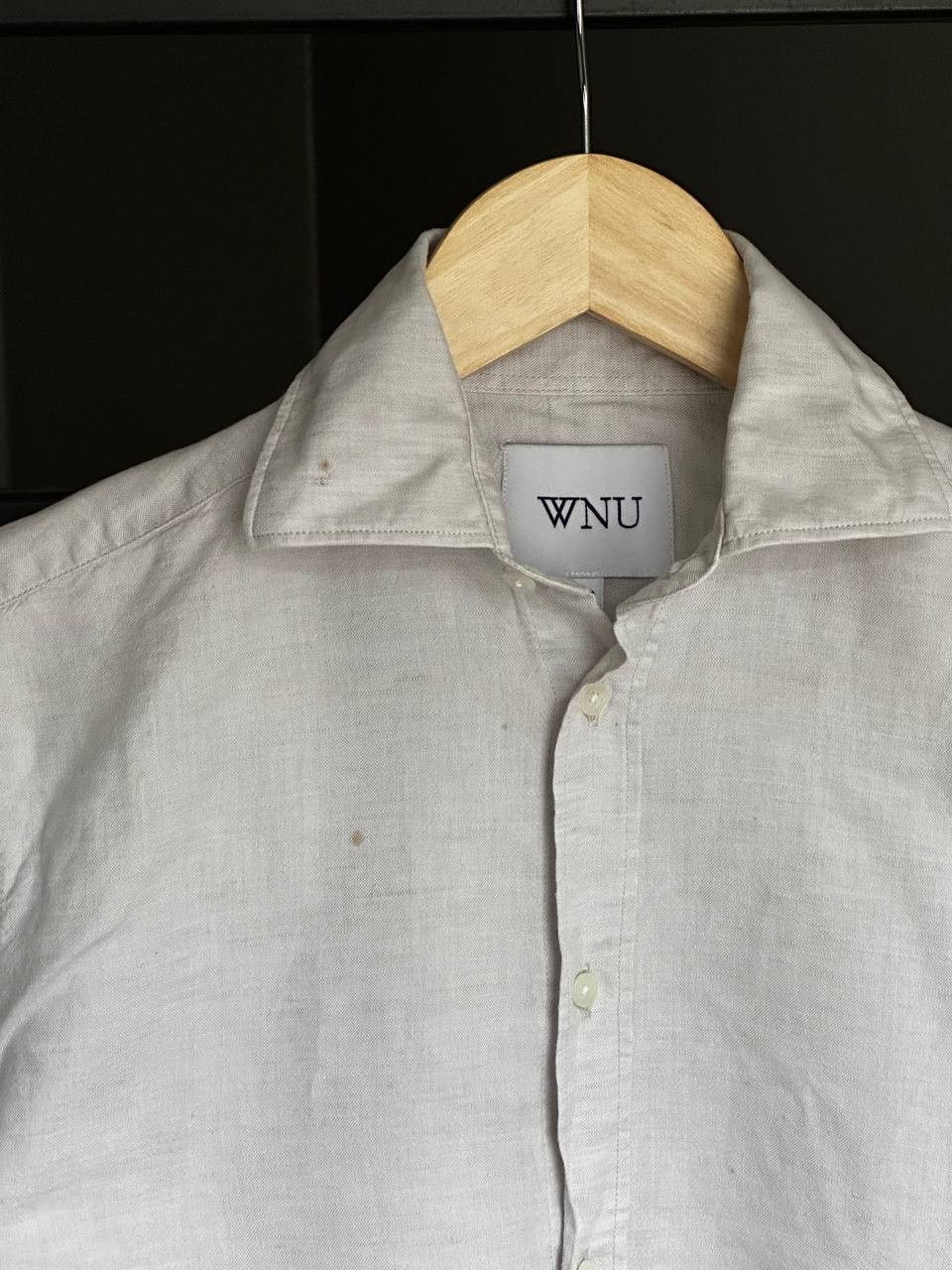 Asket WNU Linen Shirt in Beige Size XS Size US XS / EU 42 / 0 - 4 Thumbnail