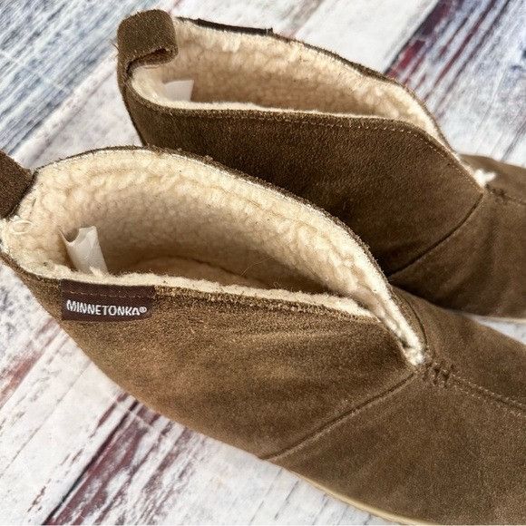 Minnetonka Minnetonka Tamson Men’s Shearling Lined Suede Boots Size US 8 / EU 41 - 4 Thumbnail