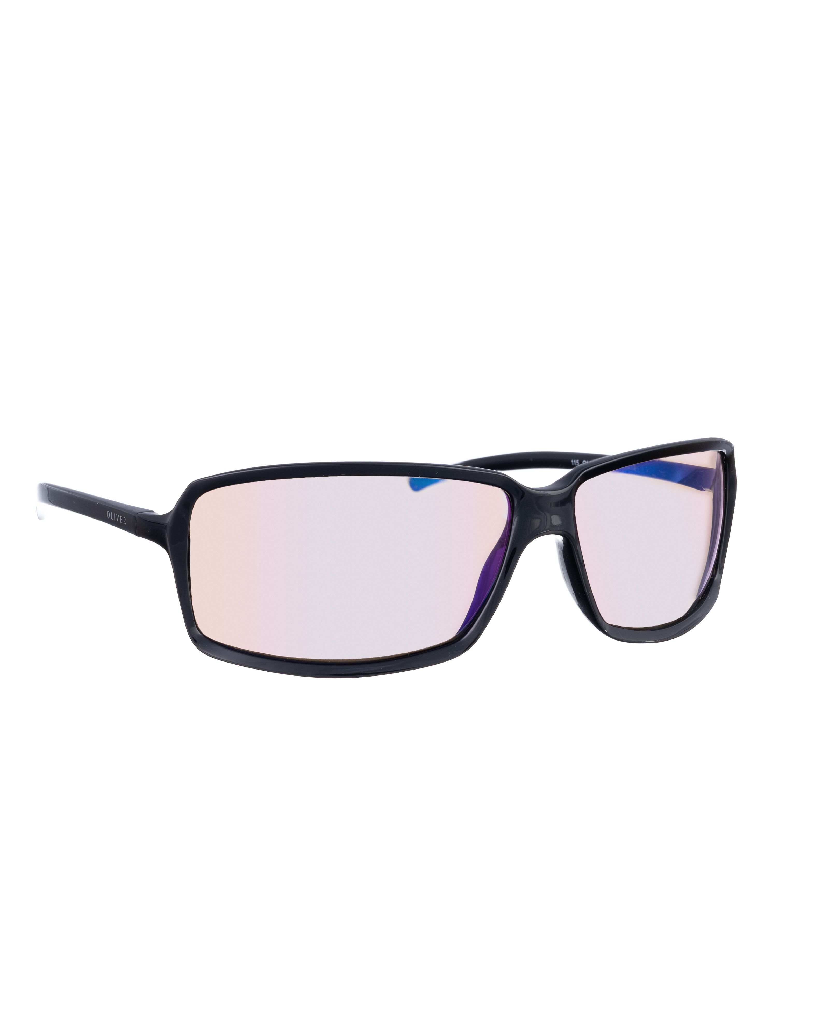 Valentino Oliver by Valentino 00s Sporty Black Mirror Sunglasses Size ONE SIZE - 3 Thumbnail