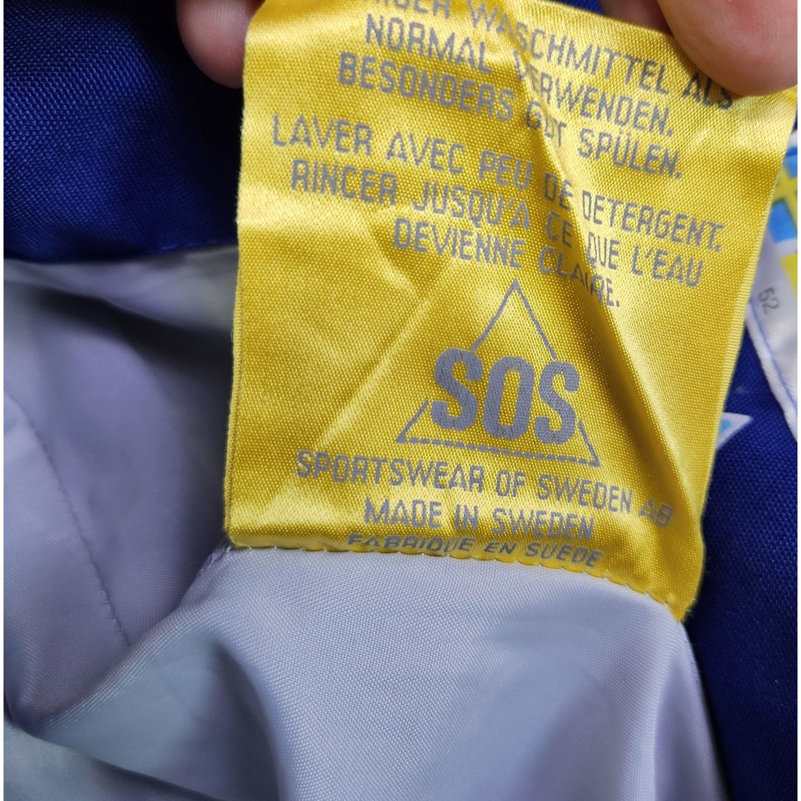 Vintage VTG 90s SOS Sportswear Sweden Ski Pant Size US 42 / EU 58 - 17 Thumbnail