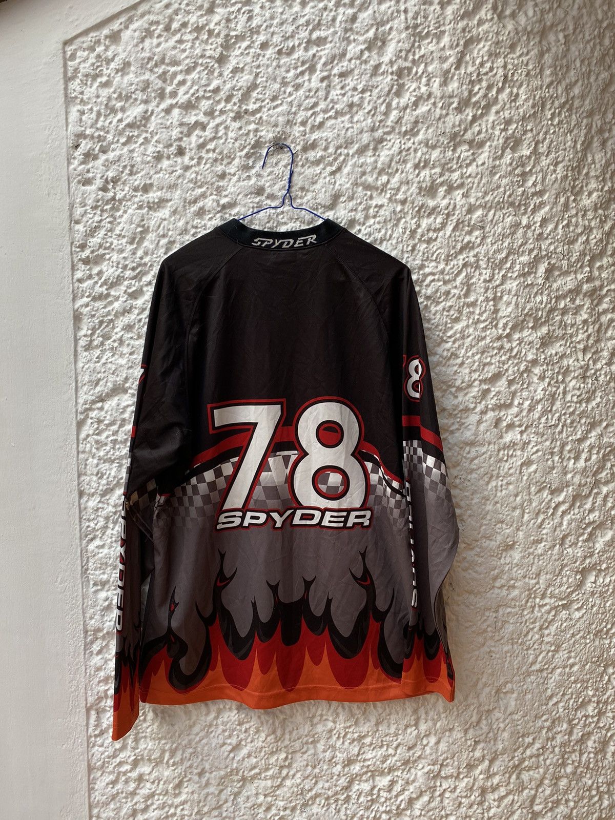 Spyder × Vintage SPYDER VINTAGE MOTOCROSS LONG SLEVEE JERSEY Size US L / EU 52-54 / 3 - 3 Thumbnail