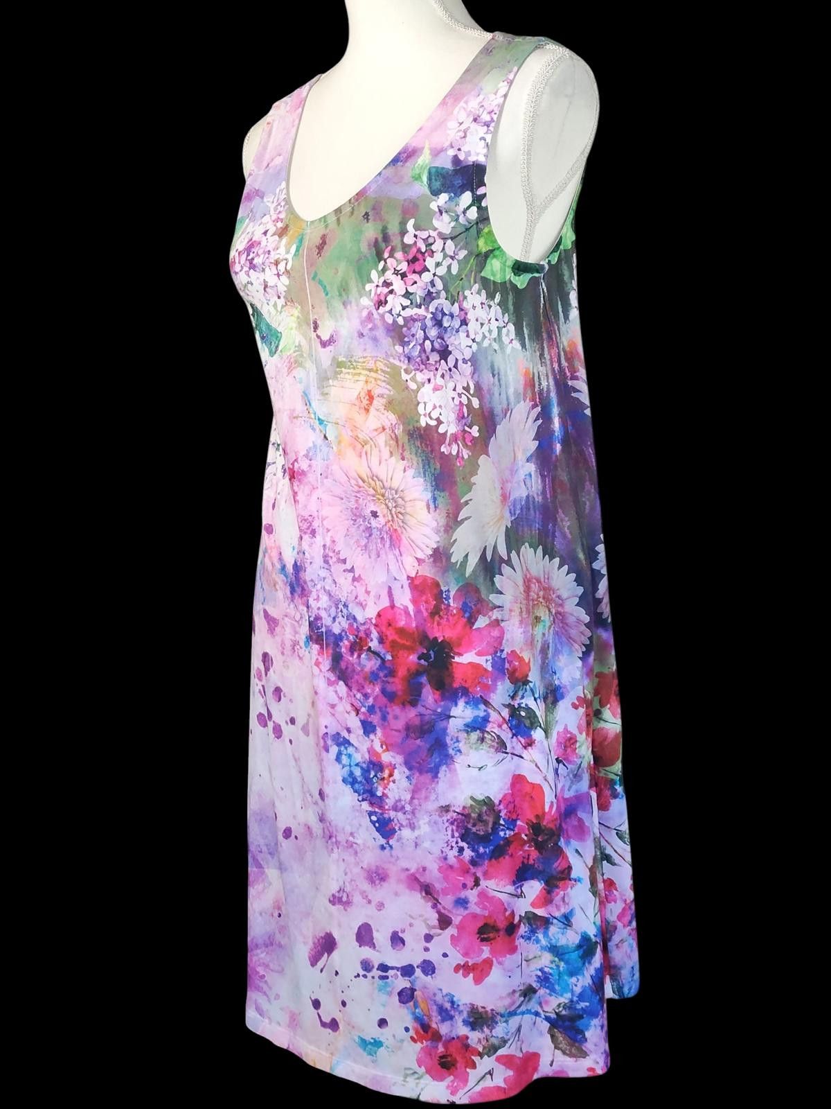 Other Time & Tru Sleeveless V-Neck Casual Dress Size S / US 4 / IT 40 - 5 Thumbnail