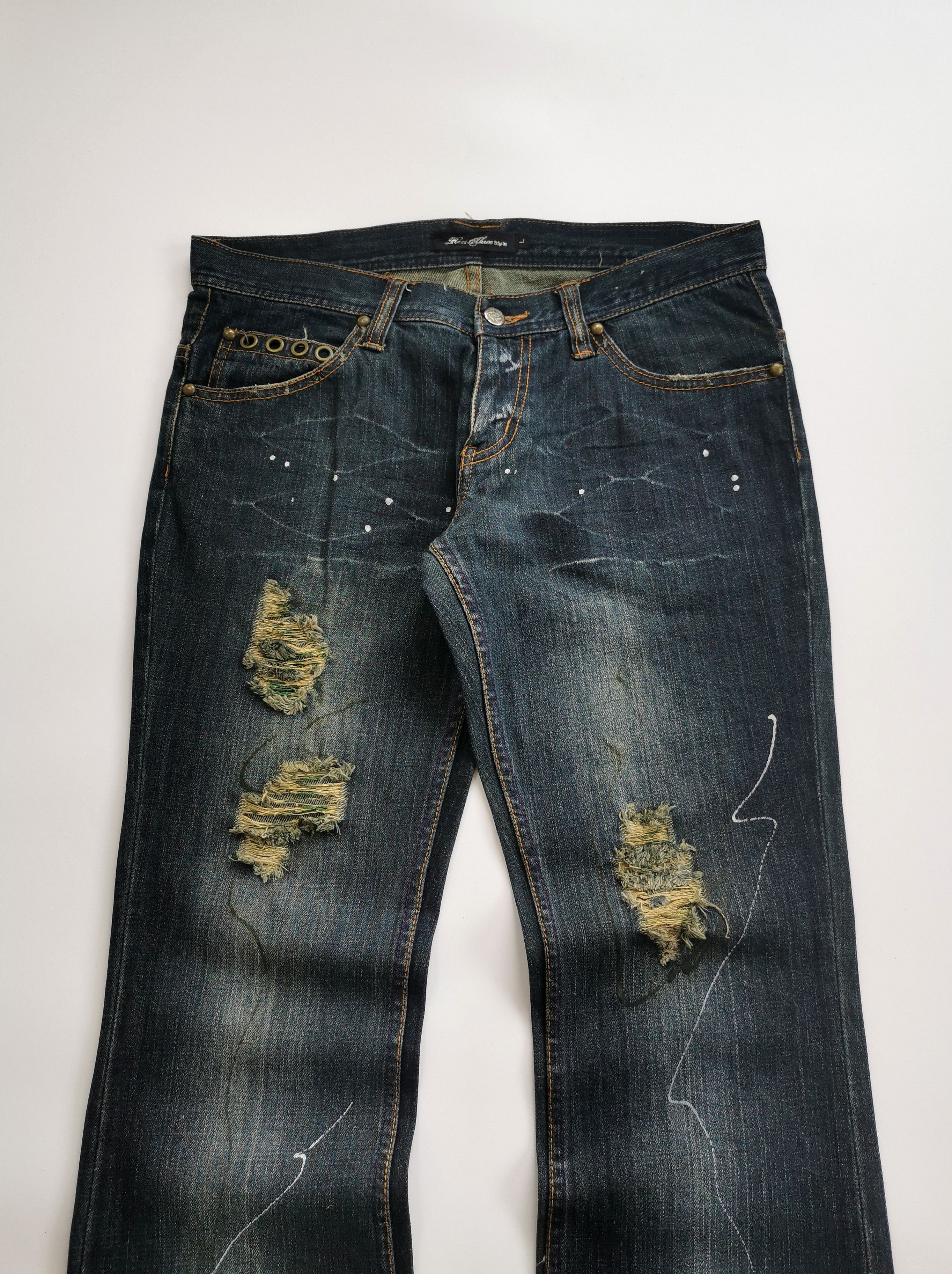 Tornado Mart Avantgarde Root Three Style Flare Jeans Likely Tornado Mart Size US 33 - 3 Thumbnail