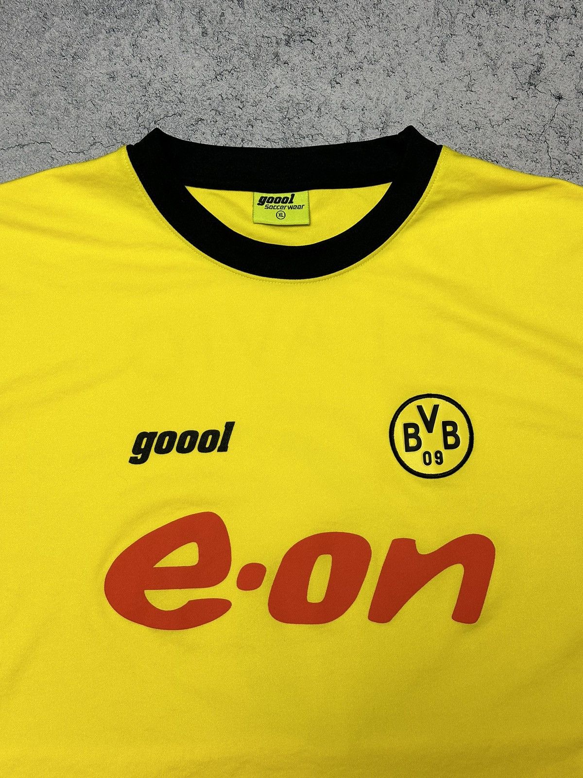 Vintage Vintage Borussia Dortmund BVB Goool #6 Flavio Jersey 2002/03 Size US XL / EU 56 / 4 - 5 Thumbnail