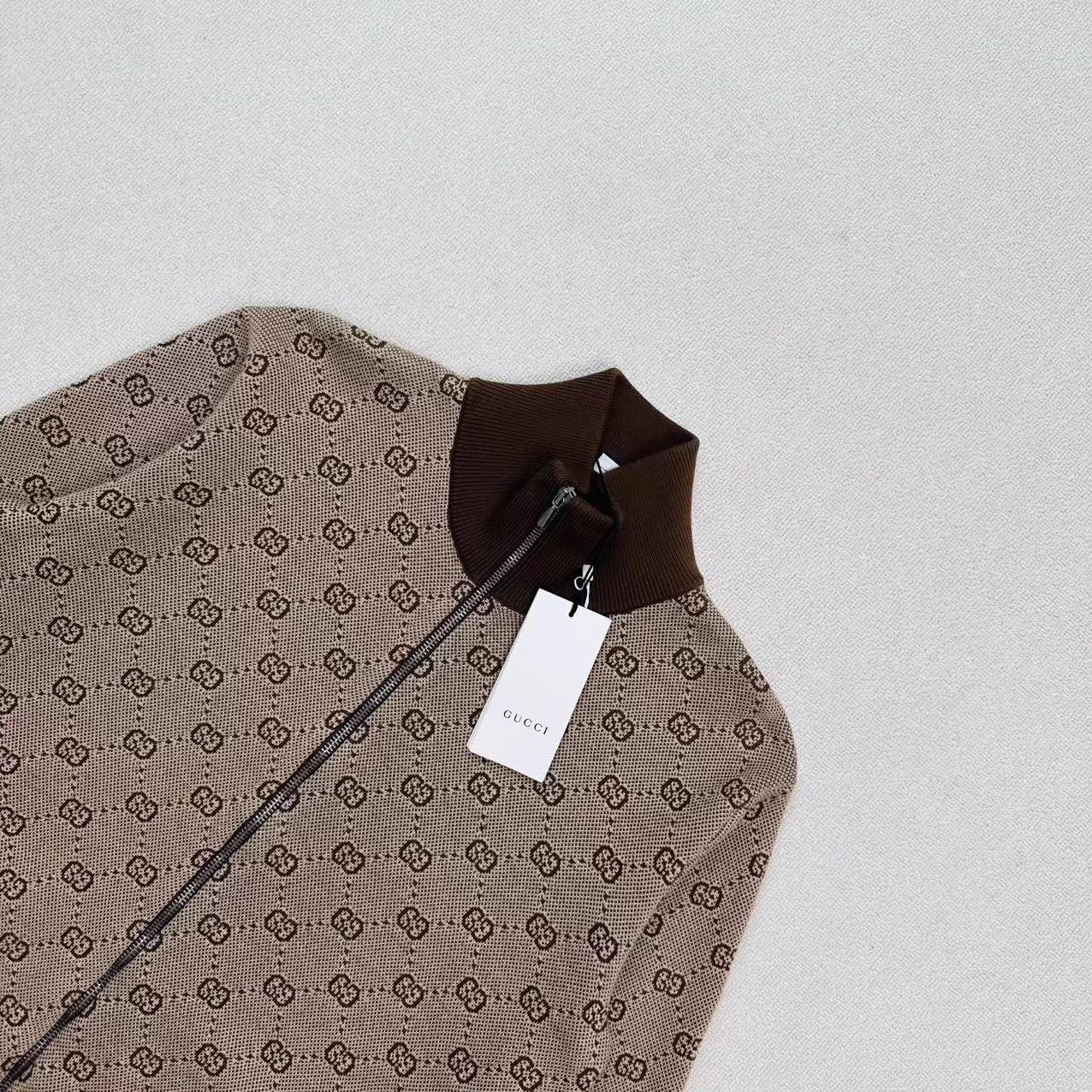 Gucci Gucci GG Monogram All Over Knit Jacket Size S New Size US S / EU 44-46 / 1 - 3 Thumbnail