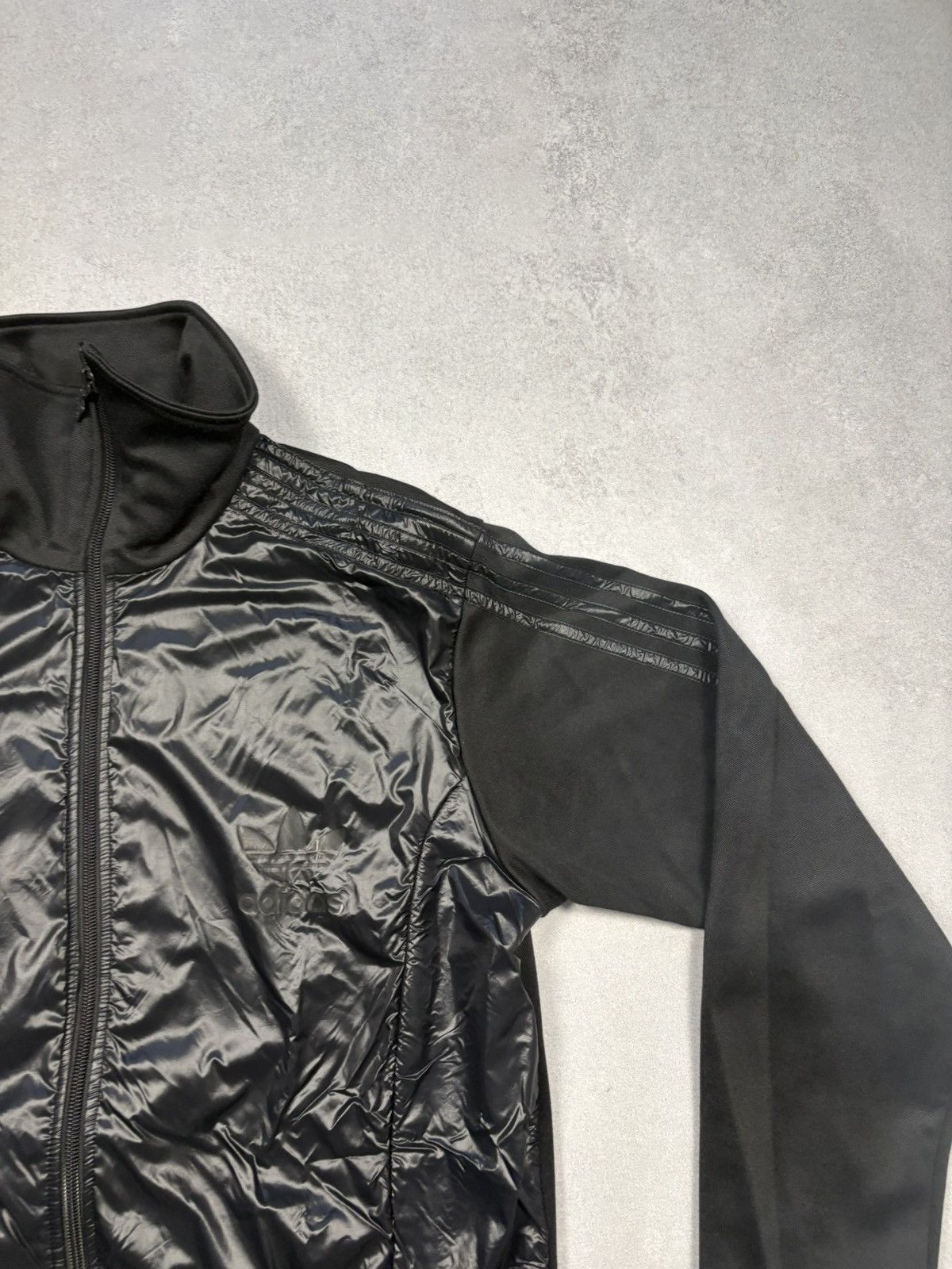 Adidas Vintage Adidas Originals Black Track Jacket Trefoil Zip Up M Size US M / EU 48-50 / 2 - 2 Thumbnail