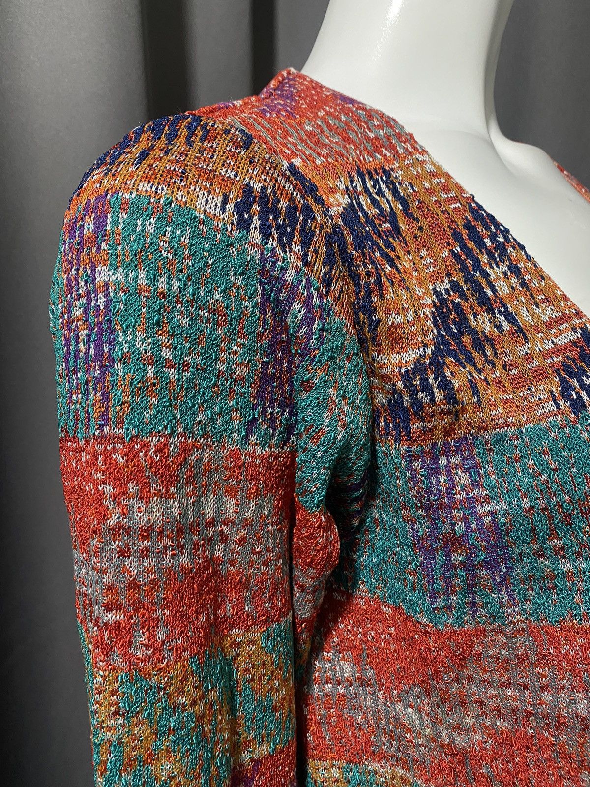 Missoni Archive Missoni Multicolored Knit Cardigan Size M / US 6-8 / IT 42-44 - 5 Thumbnail
