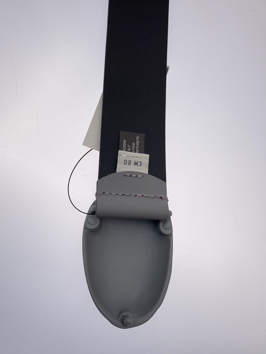 Diesel Diesel Plain Leather Belt Grey Size ONE SIZE - 5 Thumbnail