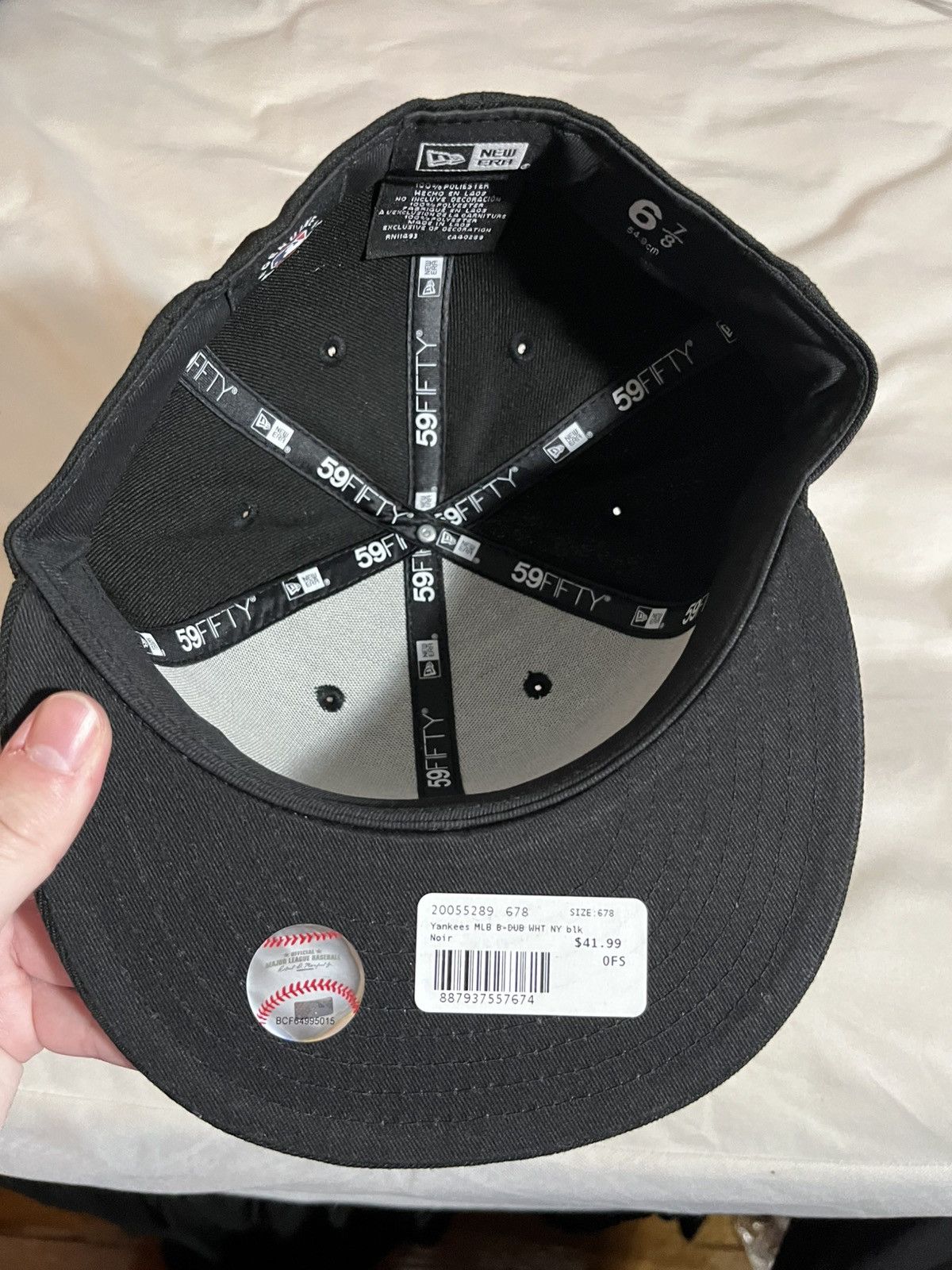 New York Yankees Ny yankees fitted hat 59fifty size 6 7/8 Size ONE SIZE - 4 Thumbnail
