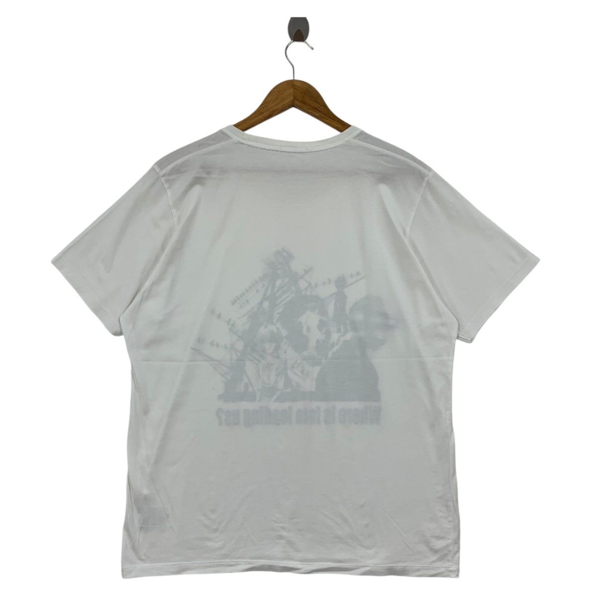 Anime × Japanese Brand EVANGELION where is fate leading us Anime tee Size US XL / EU 56 / 4 - 4 Thumbnail