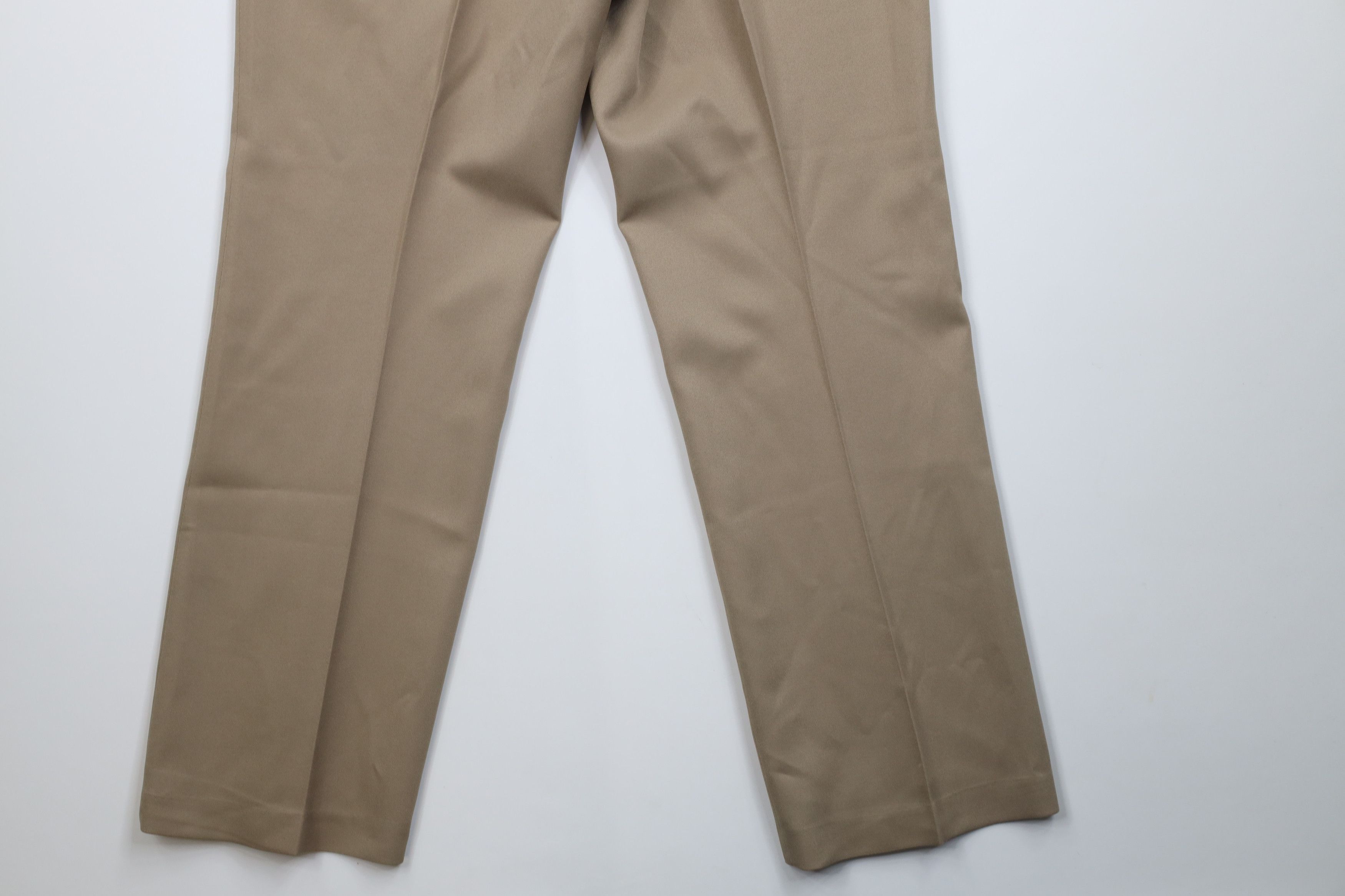 Vintage Vintage 70s Streetwear Knit Wide Leg Chino Pants Beige USA Size US 34 / EU 50 - 12 Thumbnail